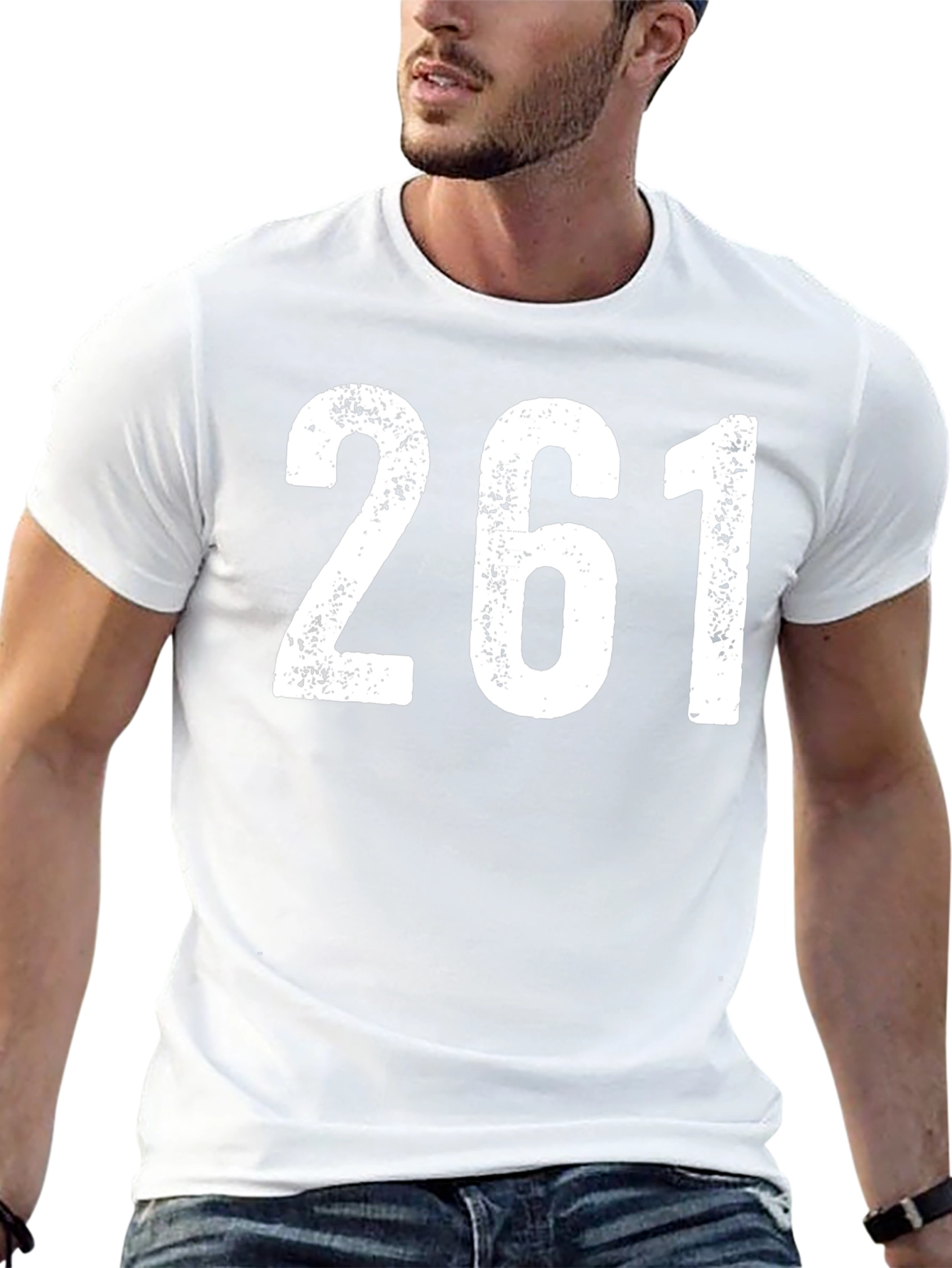 261 Graphic Tee - Black Casual T-Shirt