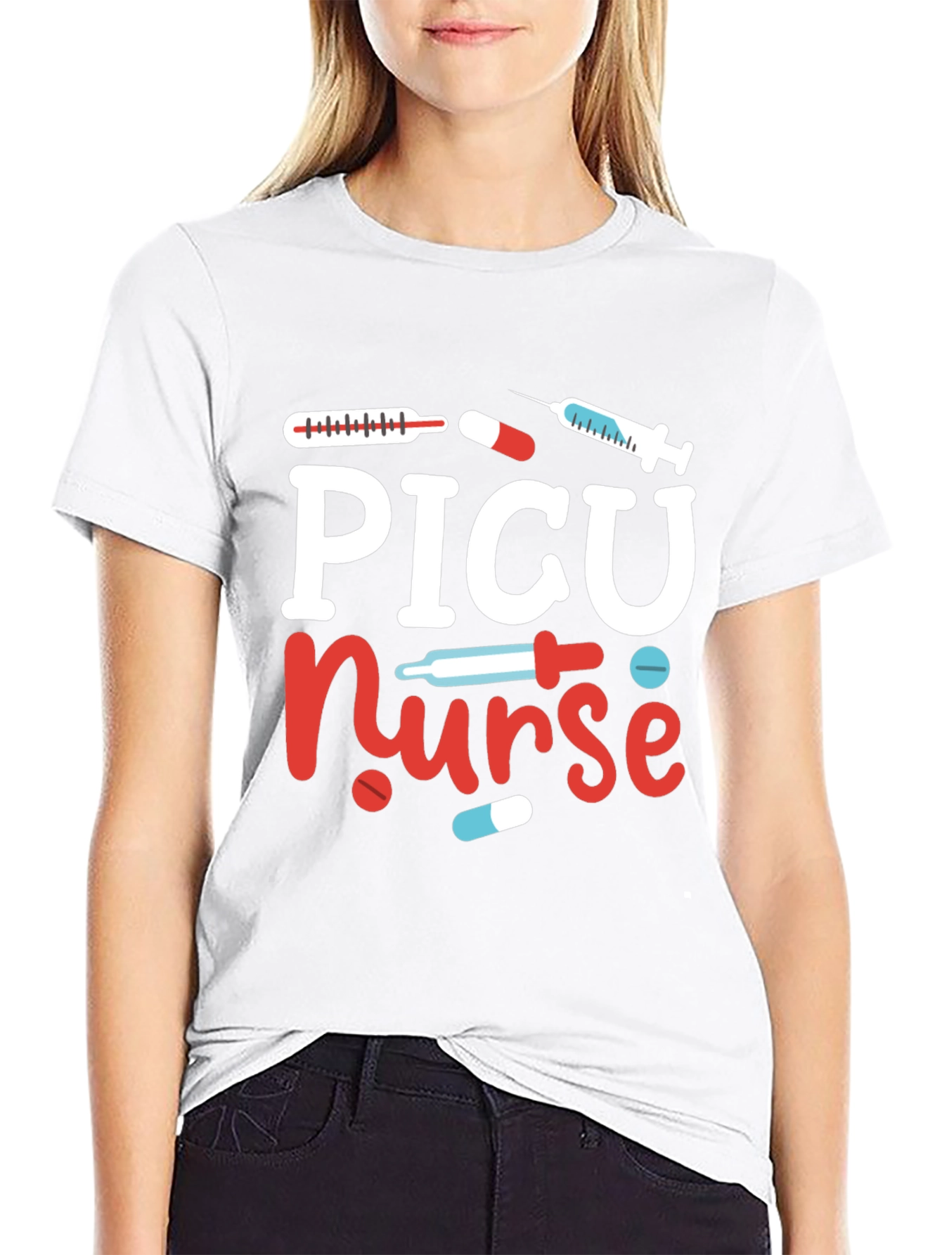 PICU Nurse T-Shirt - Medical Staff Apparel