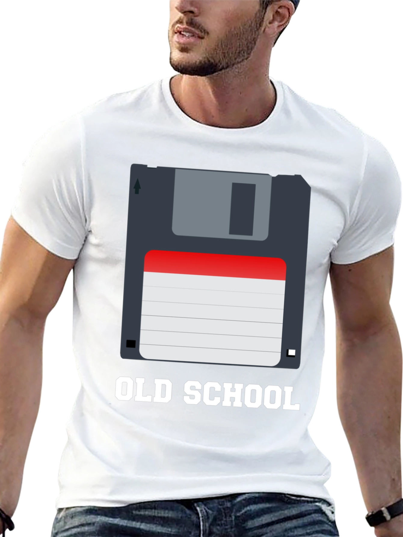 Retro Old School Floppy Disk T-Shirt