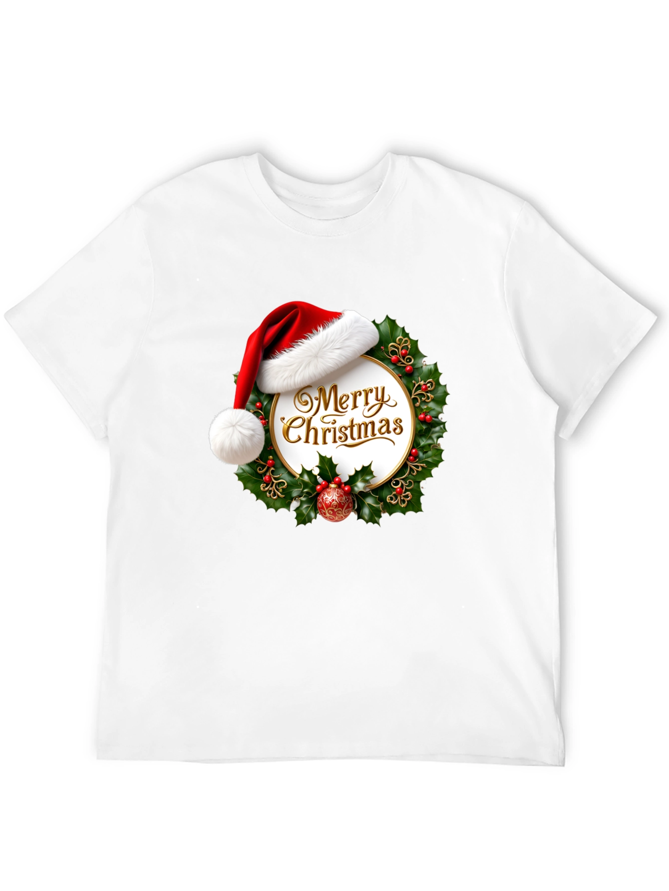 Festive Christmas T-Shirt - Holiday Season Apparel