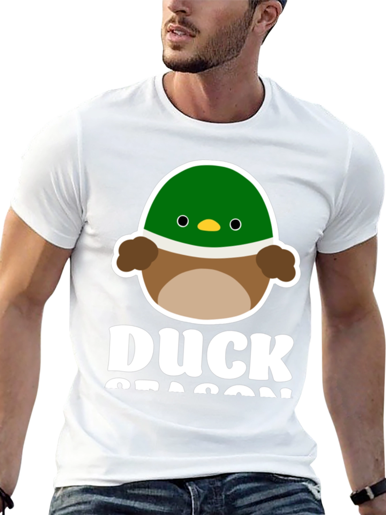 Duck Season Graphic Tee - Cute Cartoon Duck
