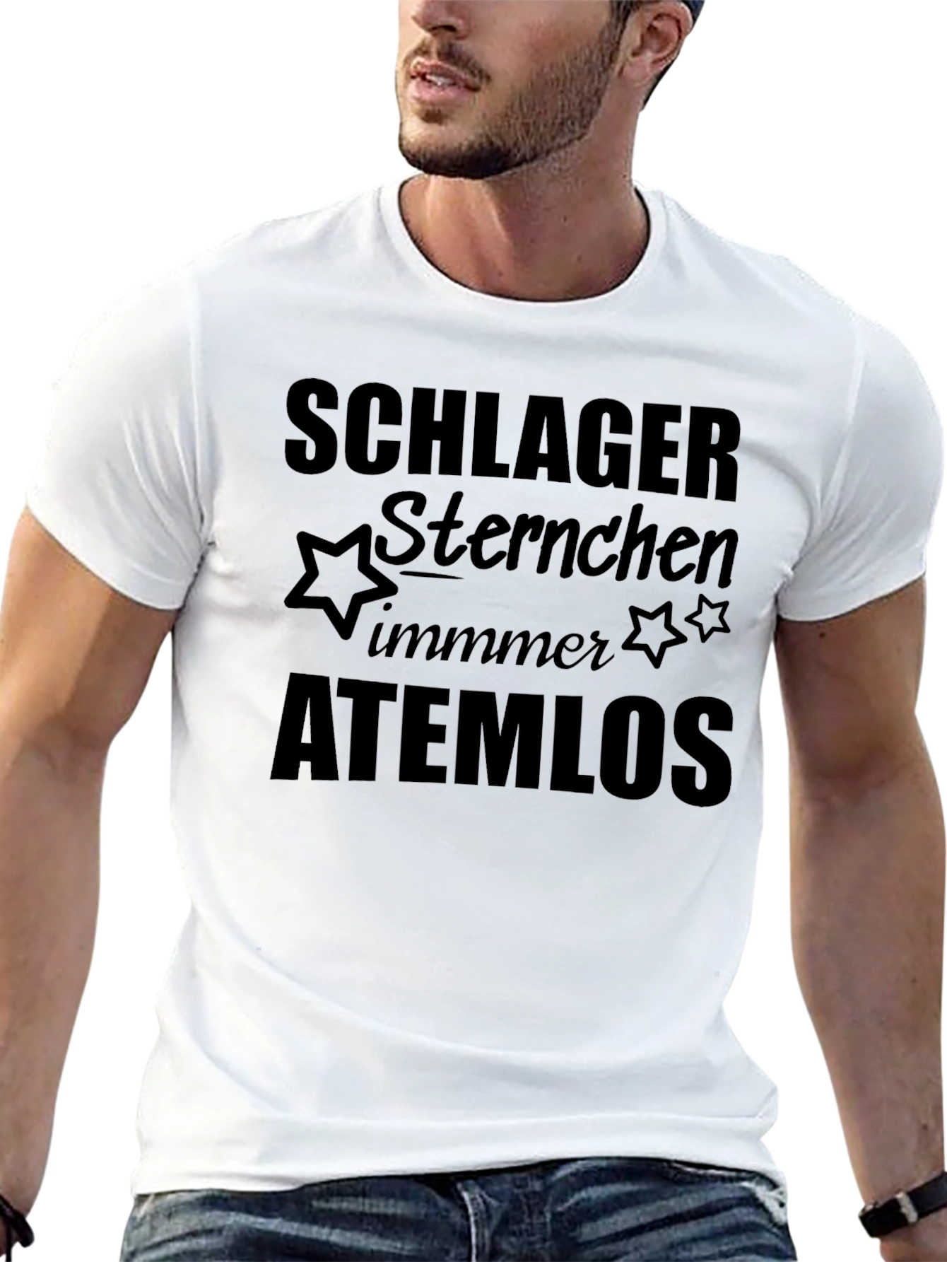 Schlager Sternchen Atemlos Graphic Tee