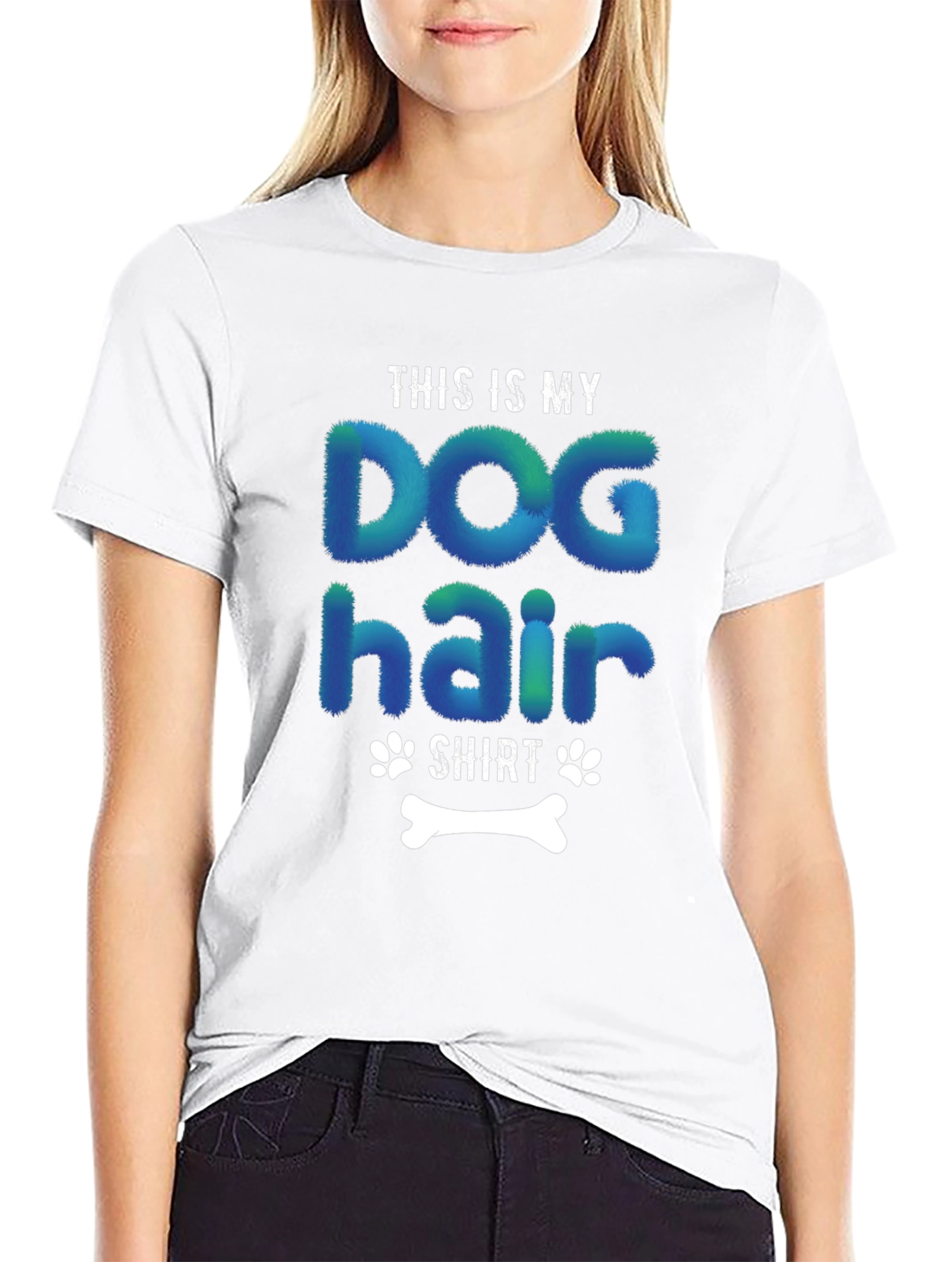 Dog Hair Shirt - Humorous Pet Lover Tee