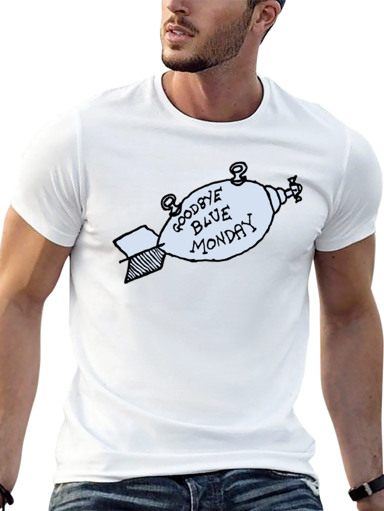 Goodbye Blue Monday Bomb Graphic T-Shirt