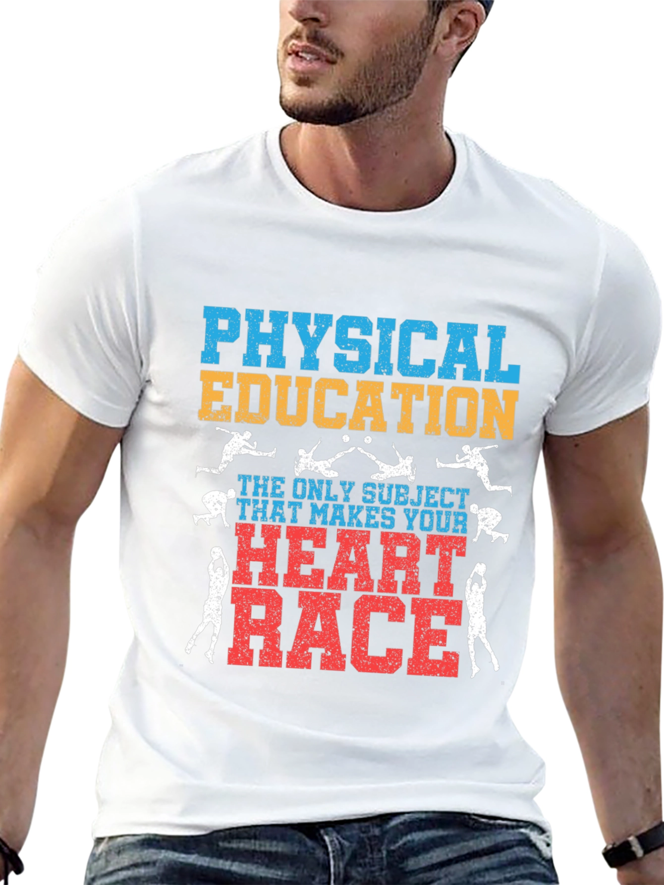 Physical Education Heart Race T-Shirt