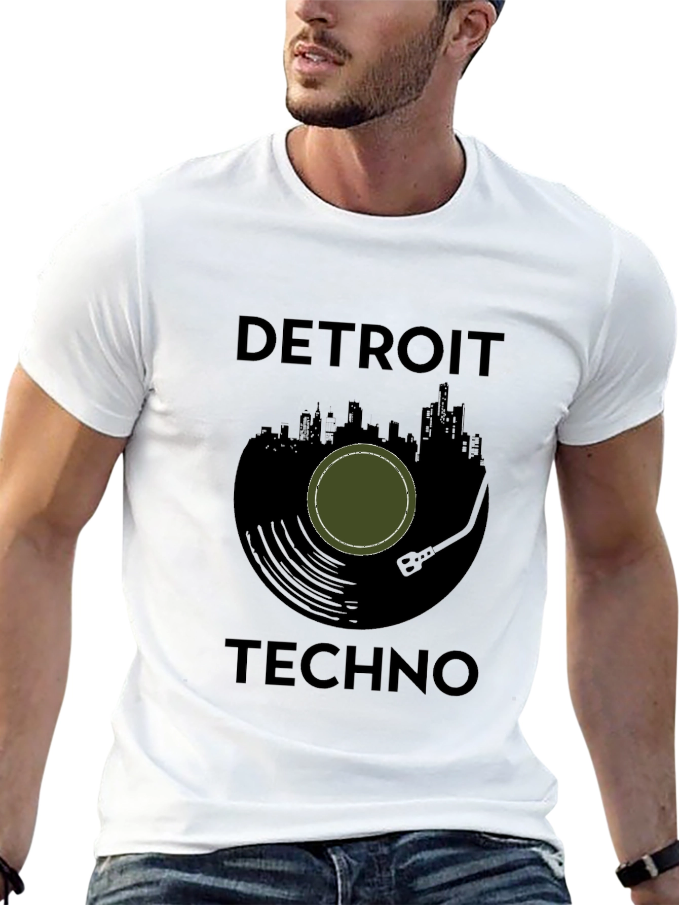 Detroit Techno Black T-Shirt