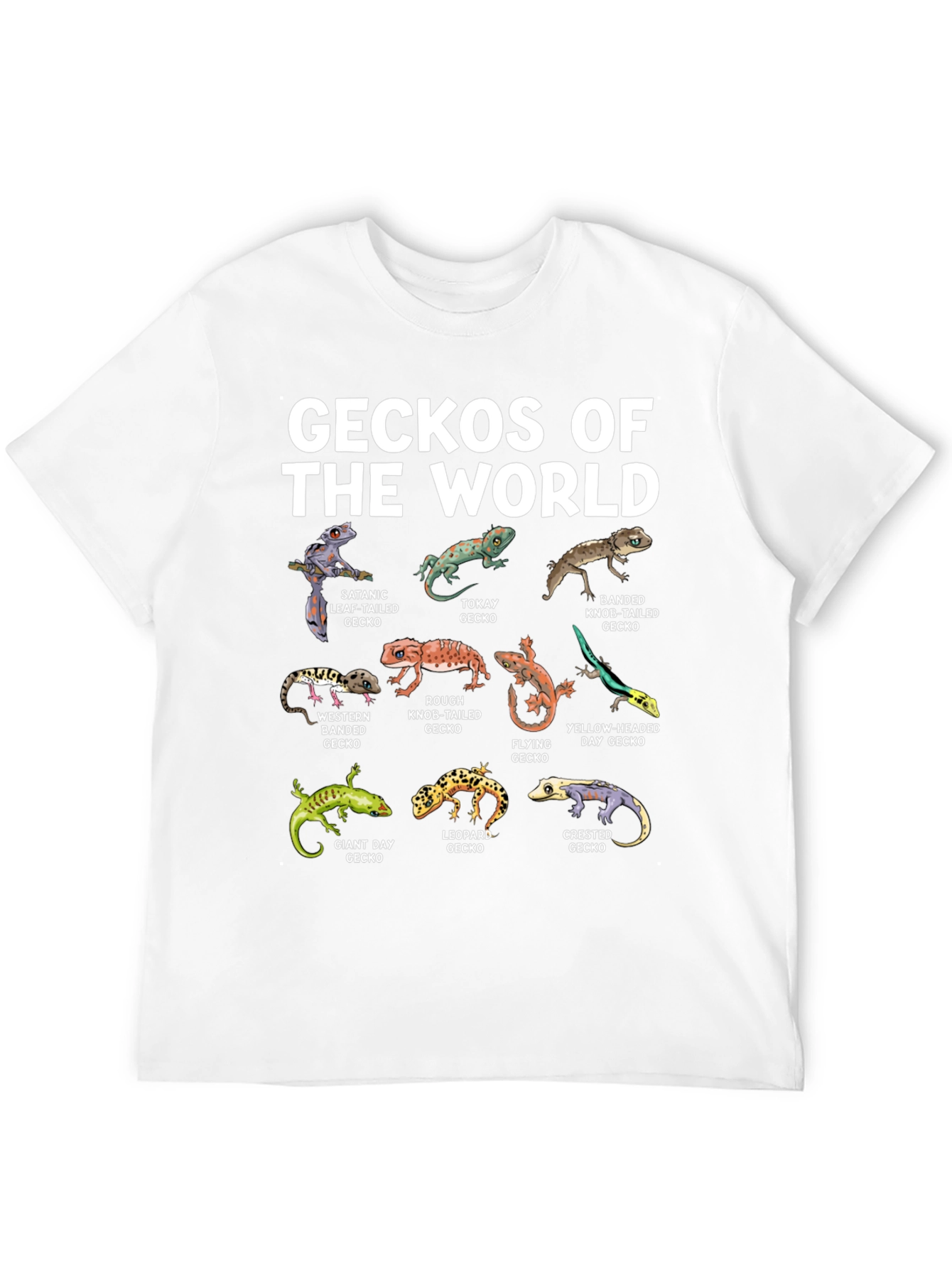 Geckos of the World Graphic T-Shirt