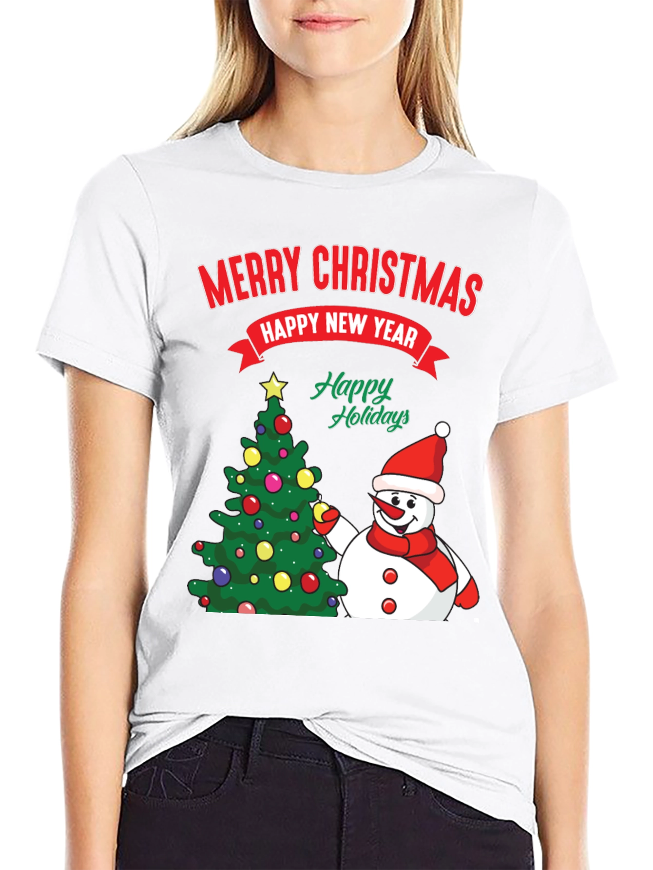Merry Christmas Happy New Year T-Shirt