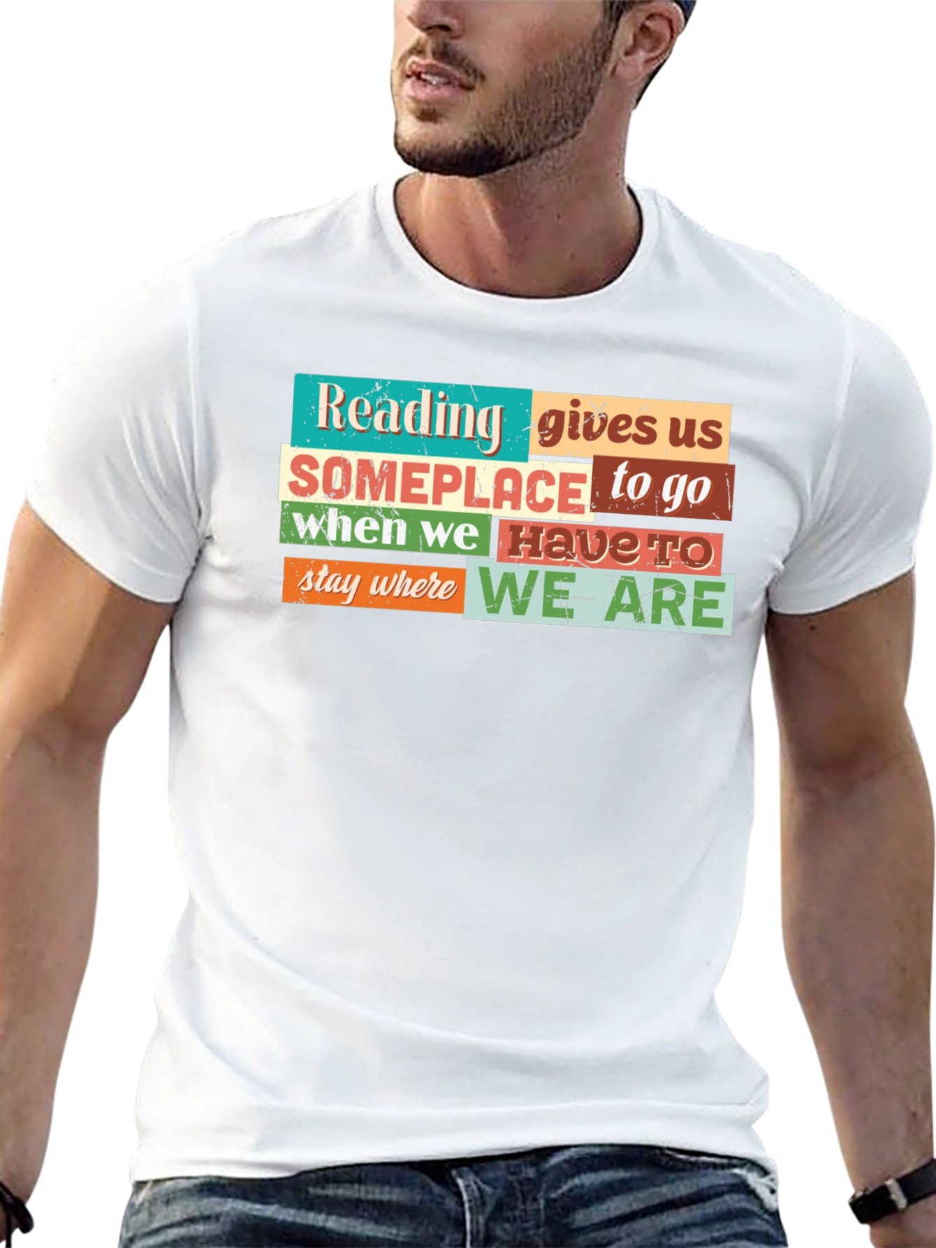 Reading Gives Us Someplace To Go Graphic Tee