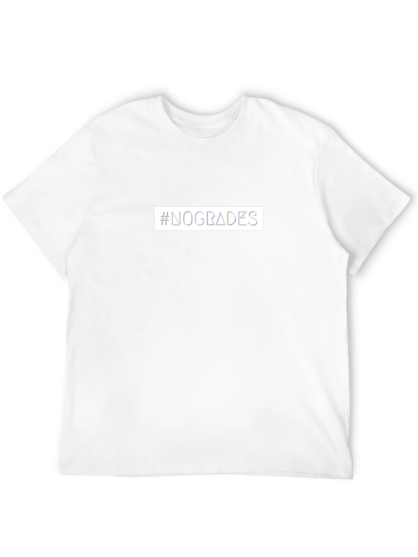 No Grades Graphic Tee - Black Casual T-Shirt