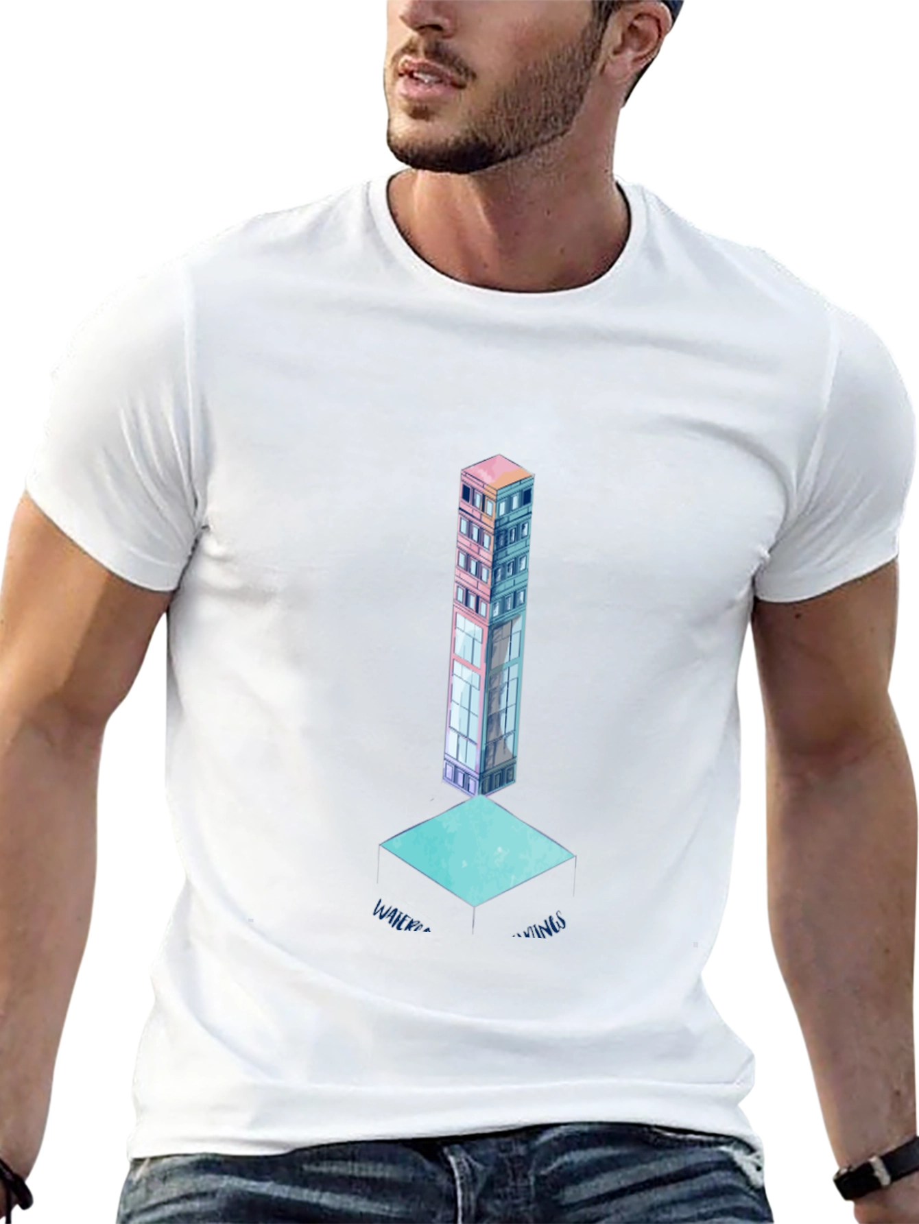 Abstract Building Graphic Tee
