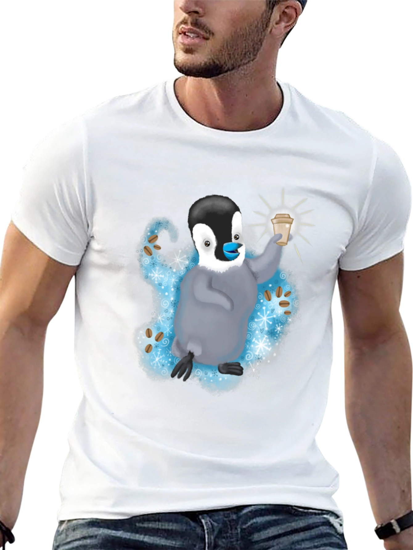 Penguin Coffee Lover T-Shirt