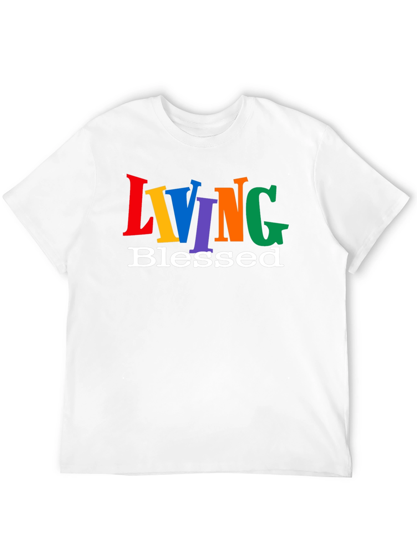 Living Blessed Graphic T-Shirt - Black