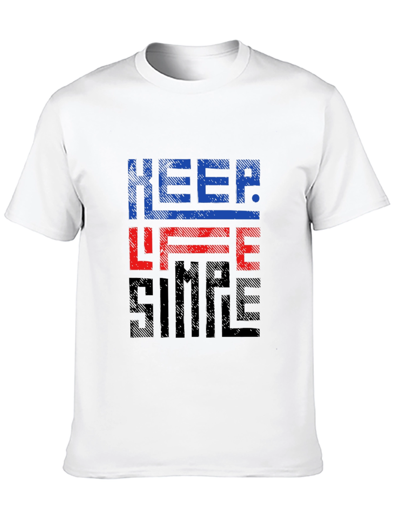 Keep Life Simple Graphic Tee - Mens Black T-Shirt