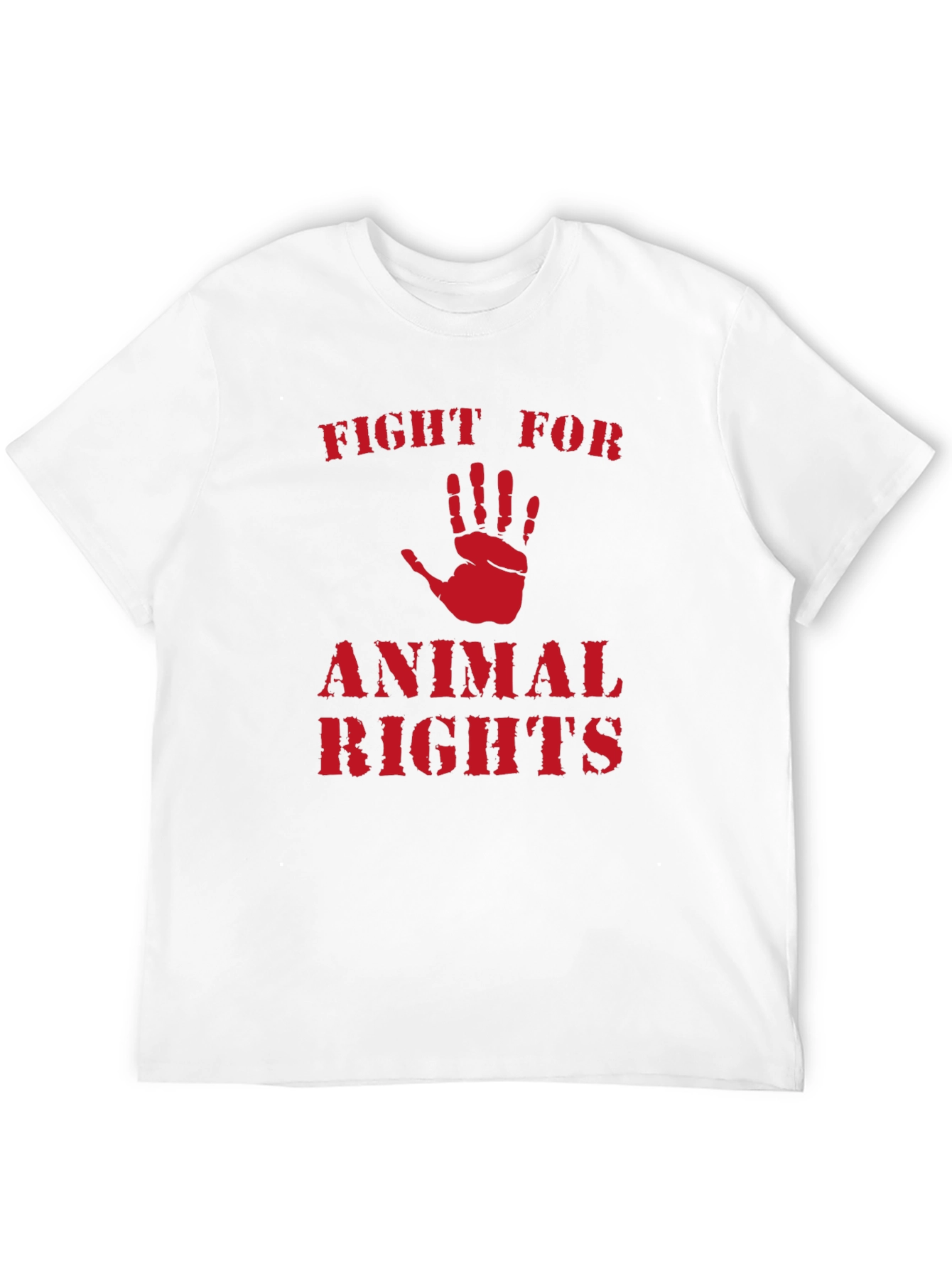 Fight for Animal Rights Graphic Tee - Black