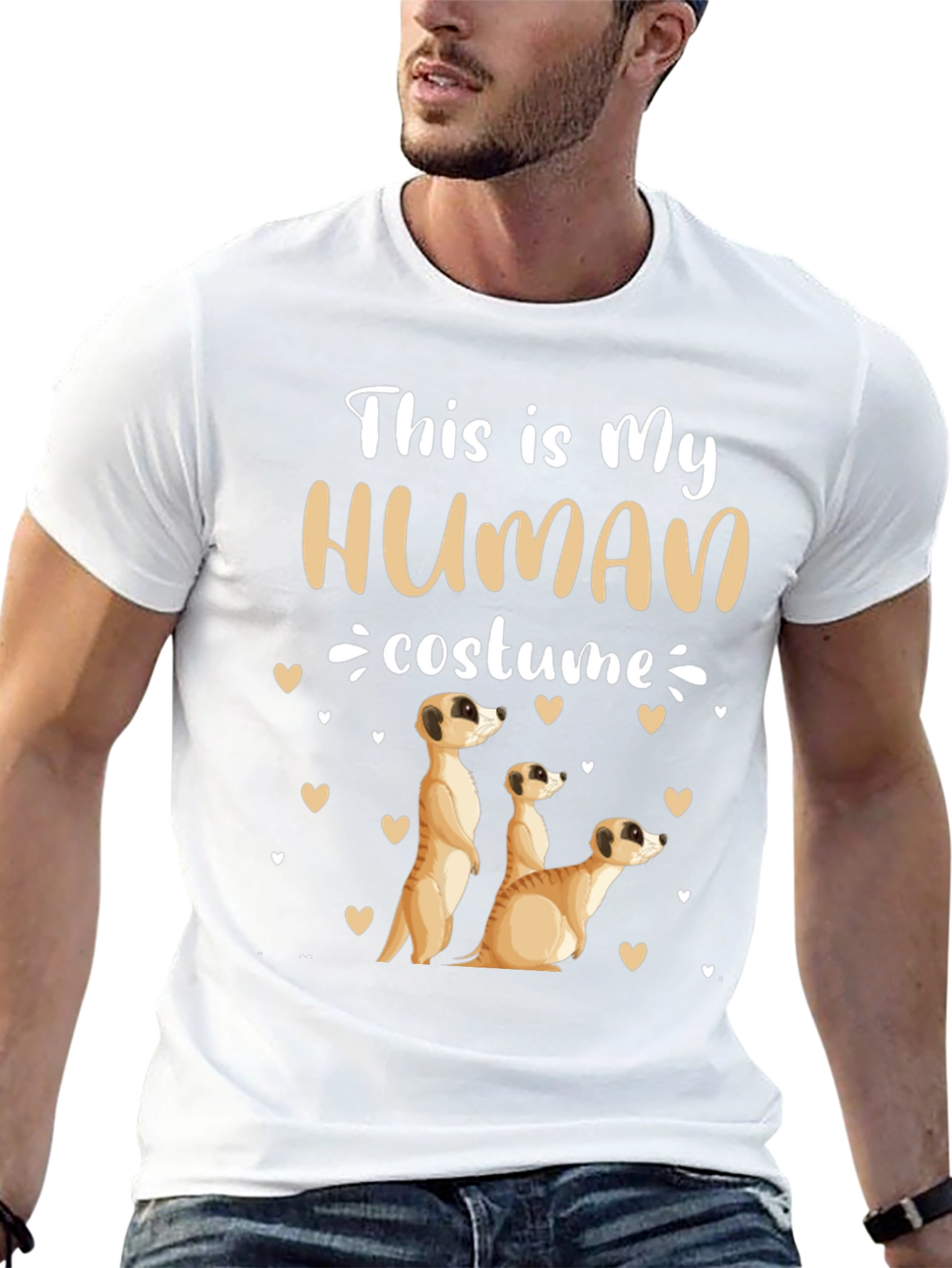 This is My Human Costume Meerkat T-Shirt