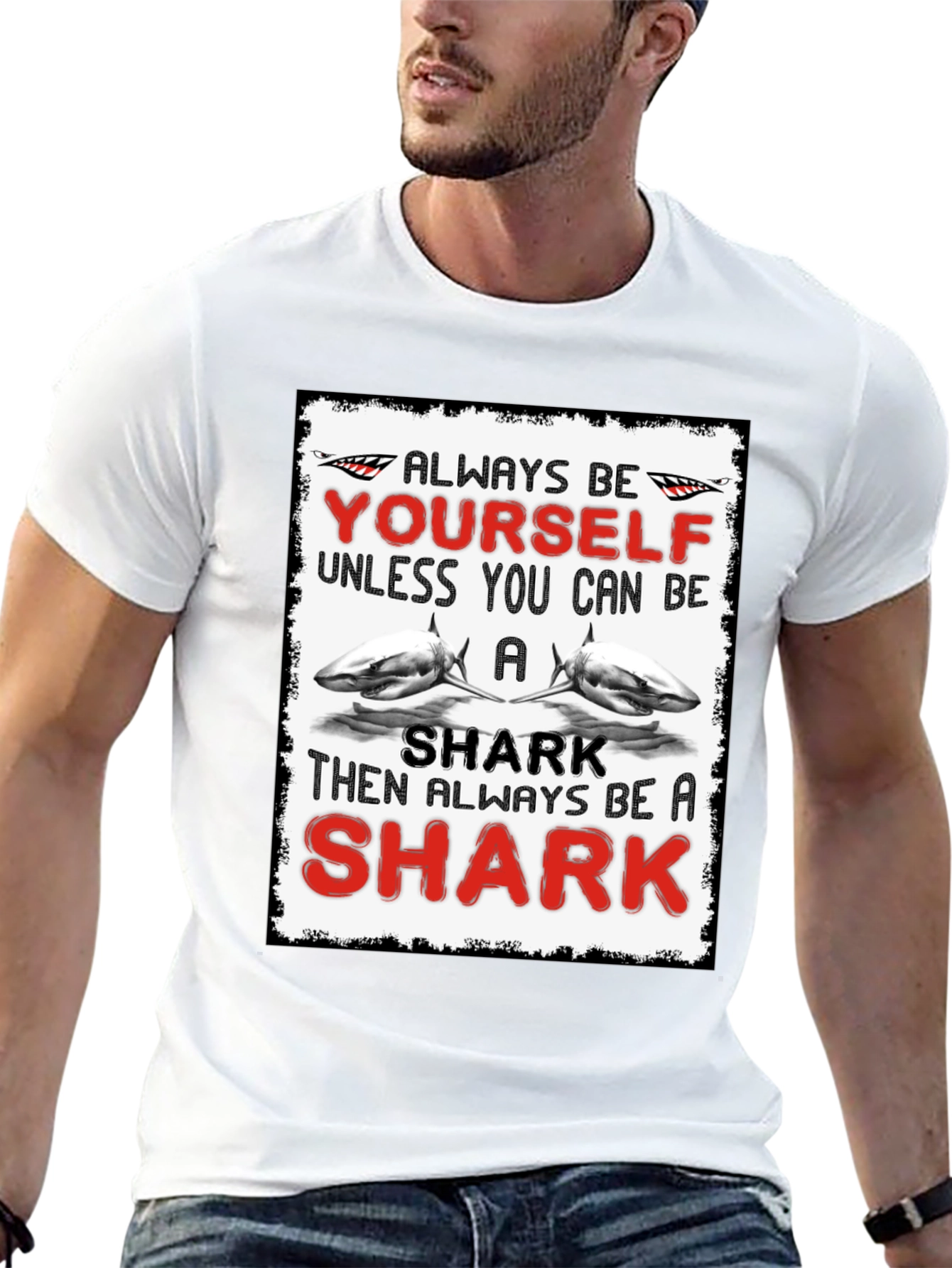 Be Yourself Shark T-Shirt
