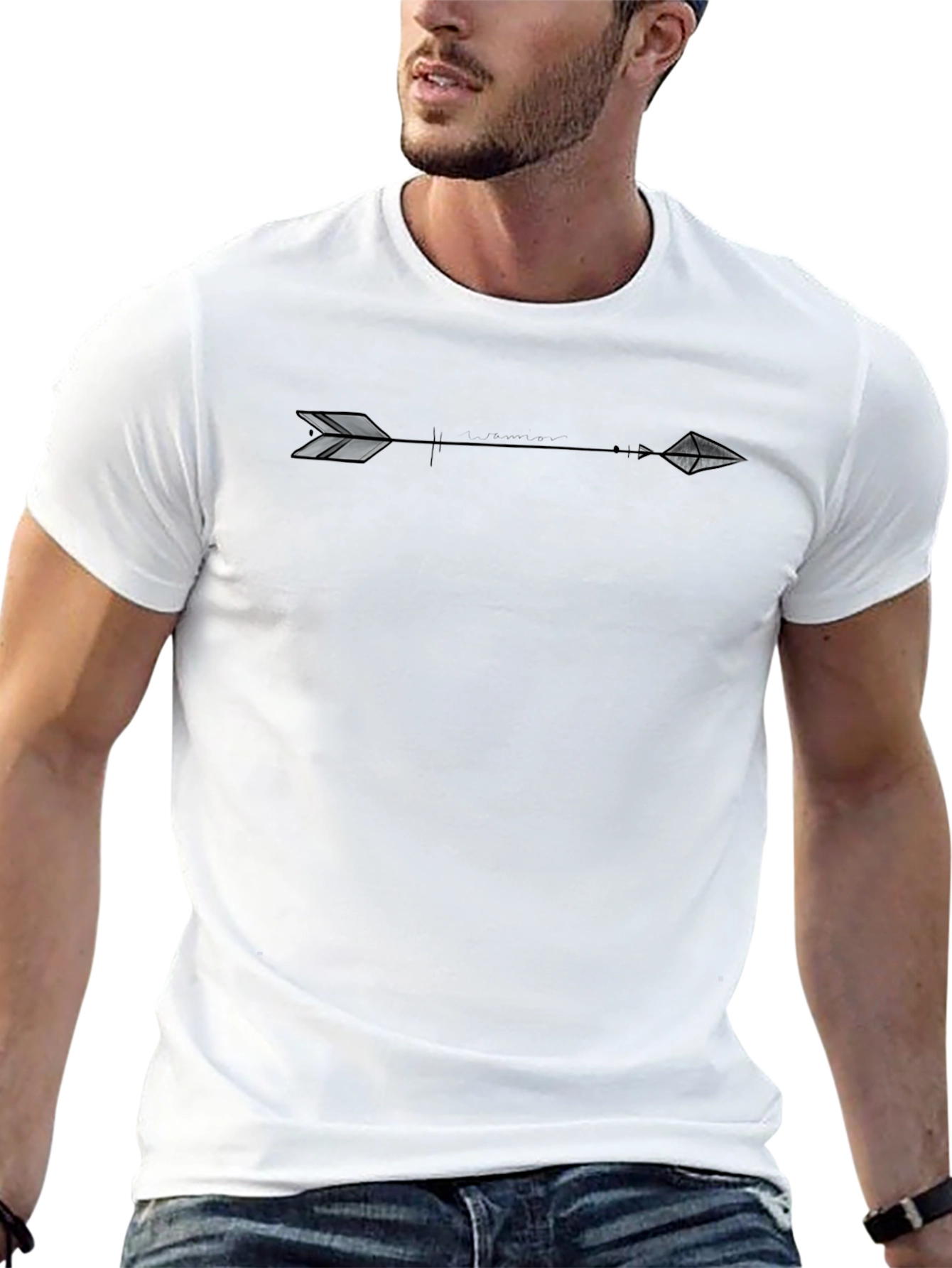 Arrow Graphic Tee - Classic Black