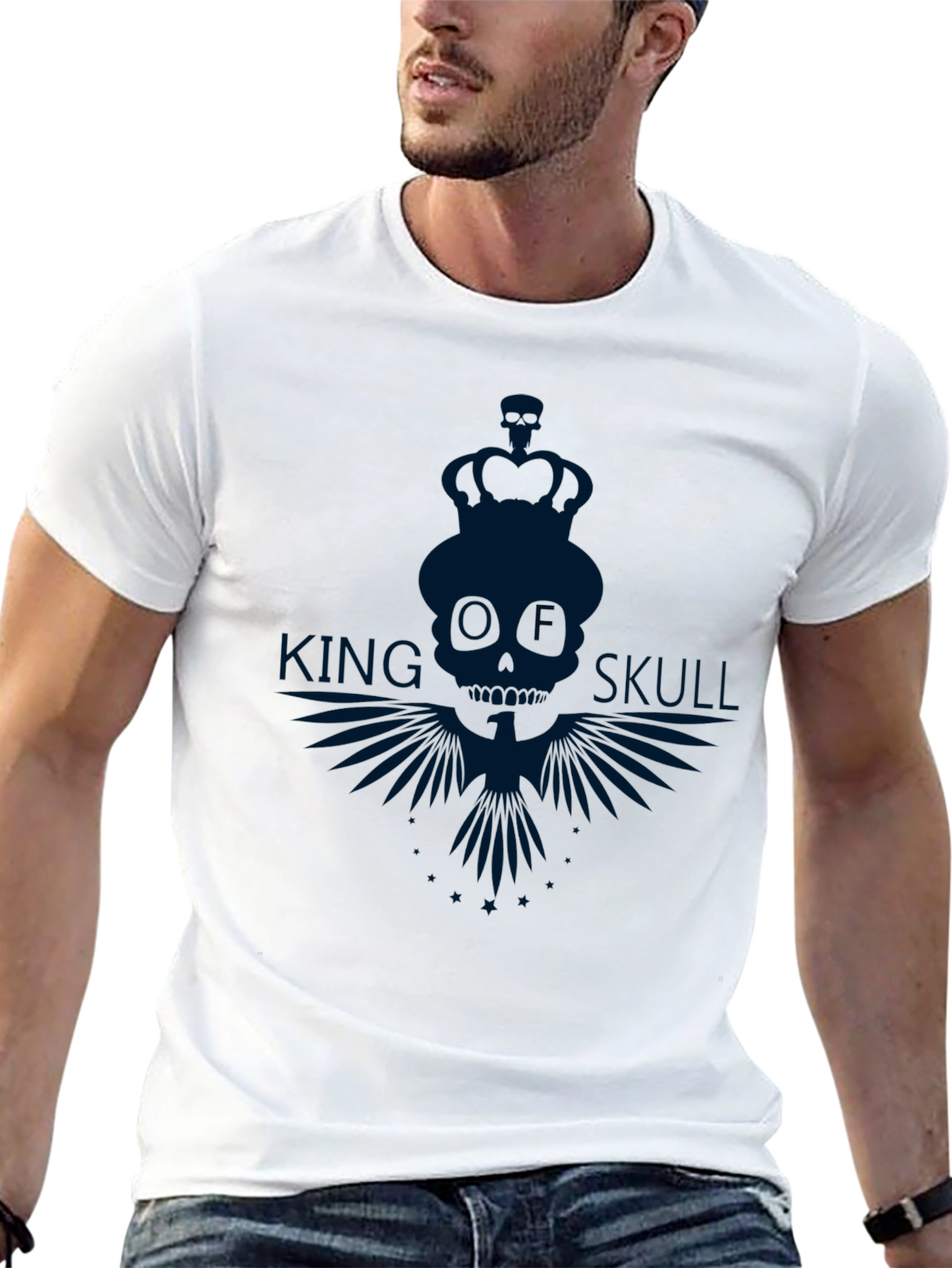 King of Skull T-Shirt - Graphic Tee