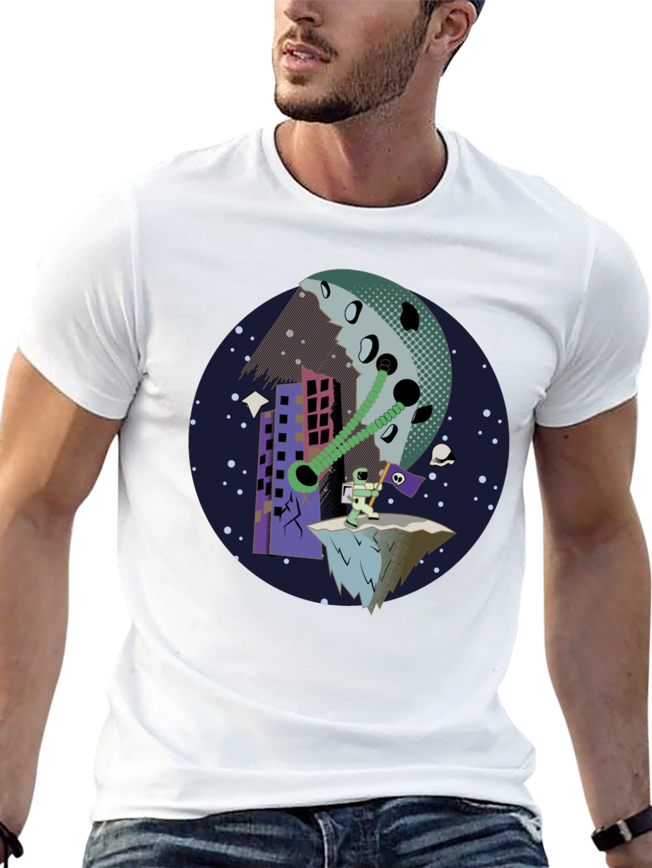 Astronaut Apocalypse Graphic Tee