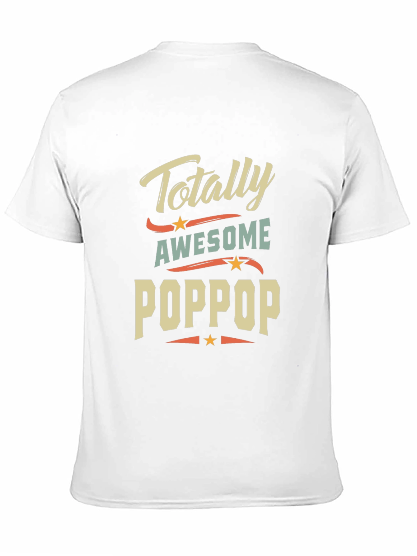 Totally Awesome POPPOP T-Shirt - Gift for Grandfather