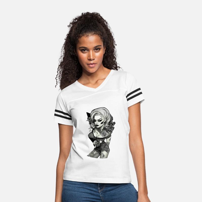 Pin Up Zombie Girl Dark Rockabilly 50s Aesthetic G
