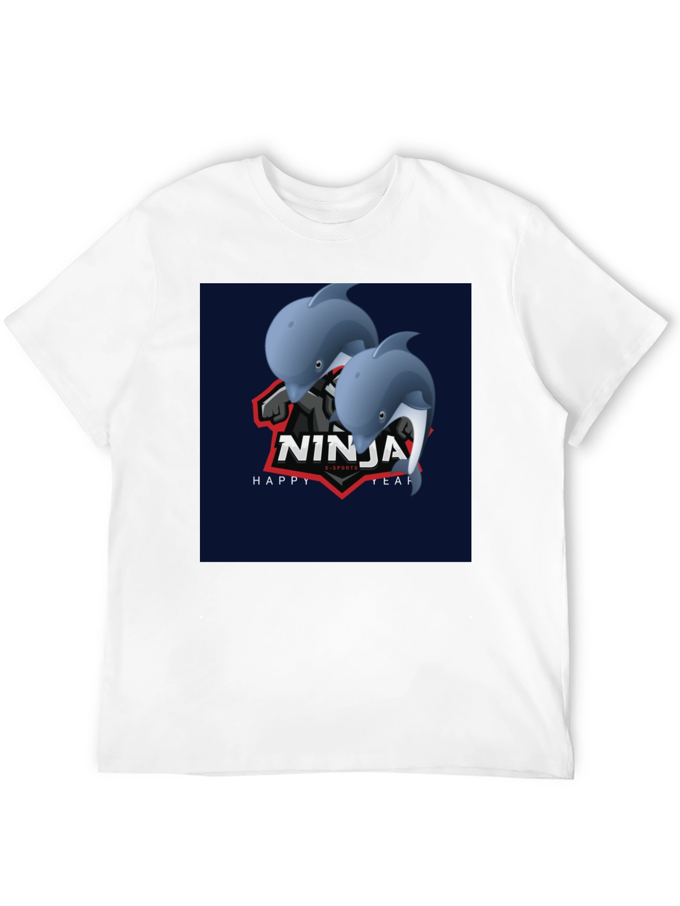 Ninja Dolphins Graphic T-Shirt