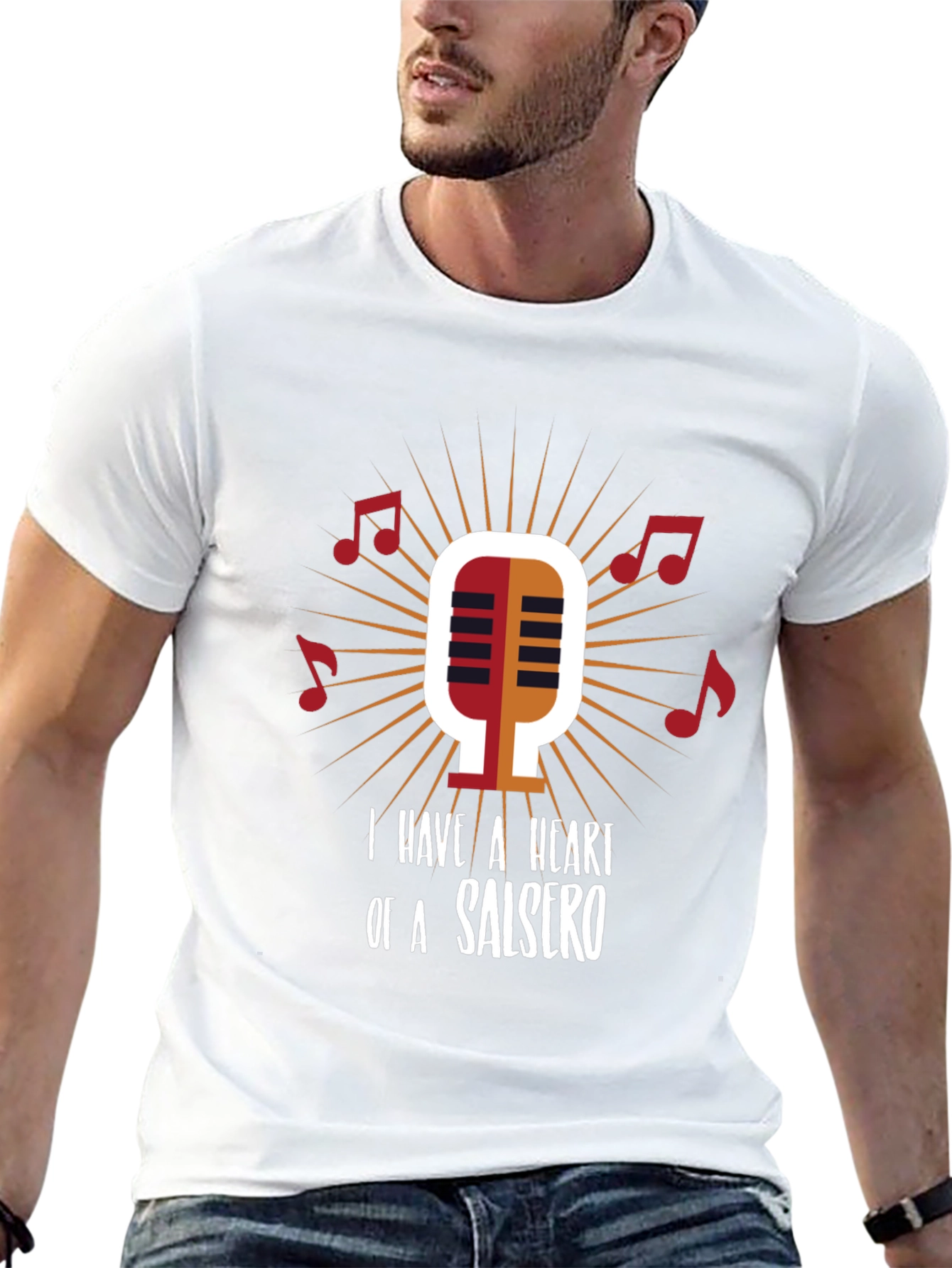 Salsero Heartbeat Graphic T-Shirt