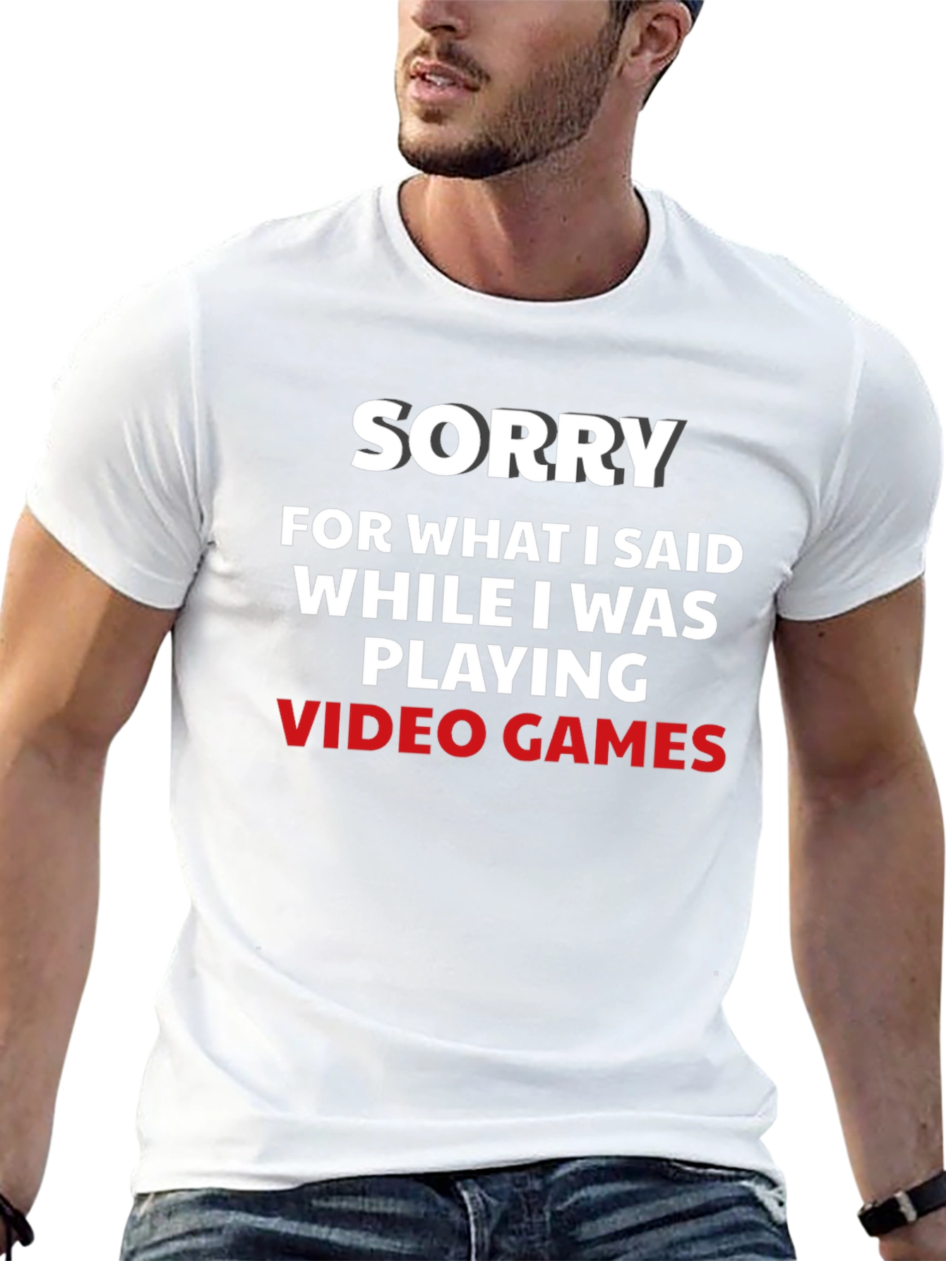 Sorry Video Games T-Shirt Funny Gamer Tee