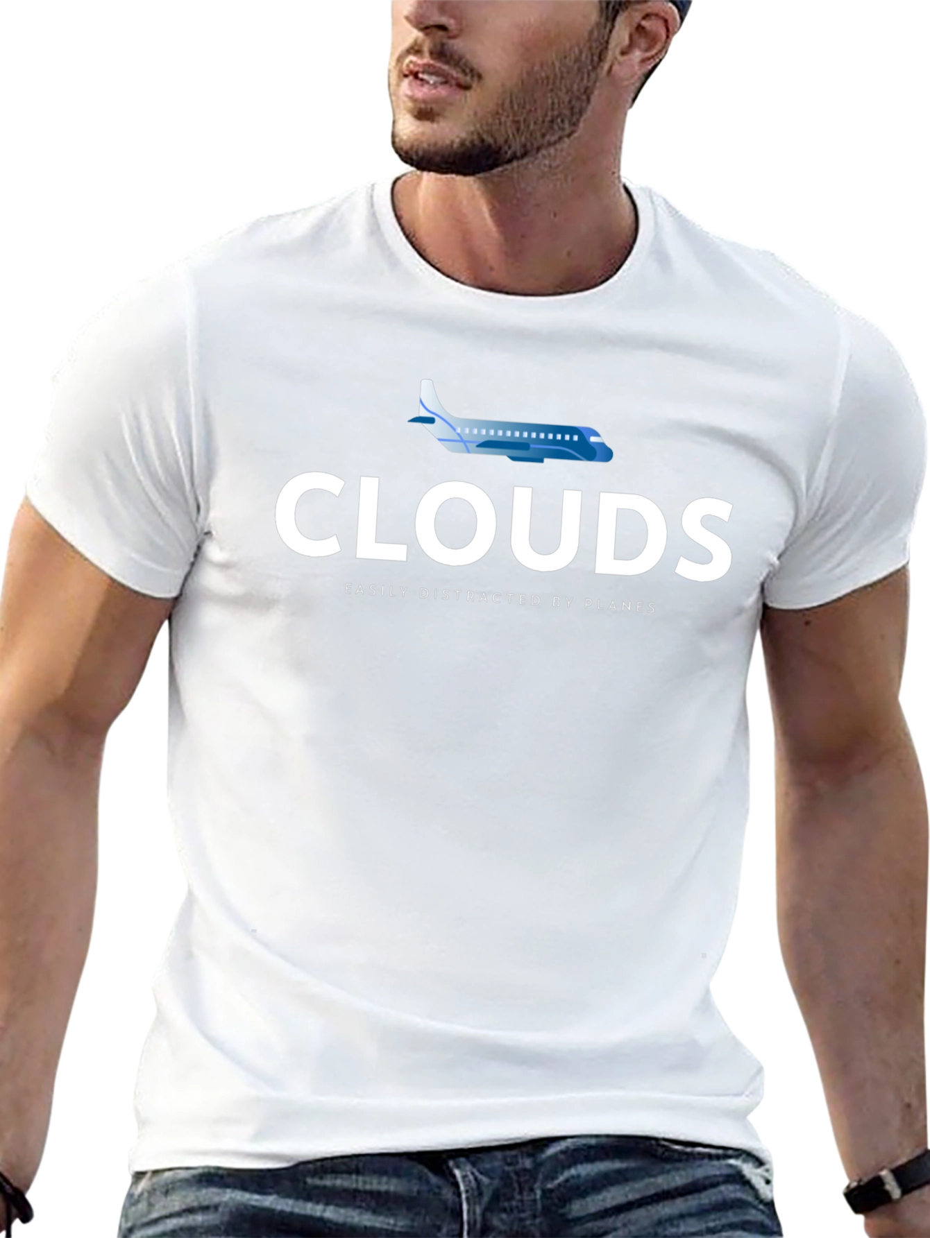 Clouds Distracted by Planes T-Shirt