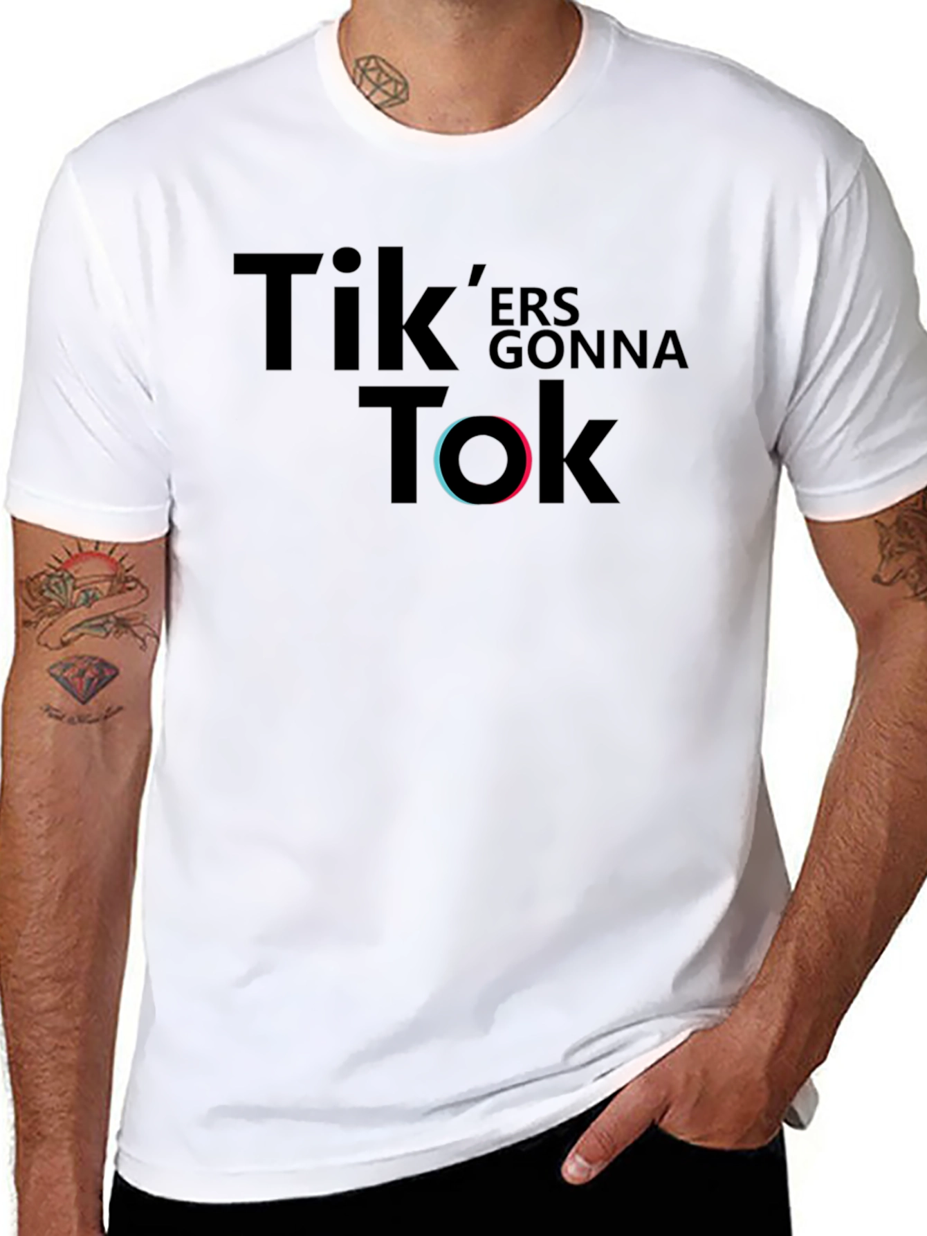 TikTok Inspired Graphic T-Shirt - Tikers Gonna Tok