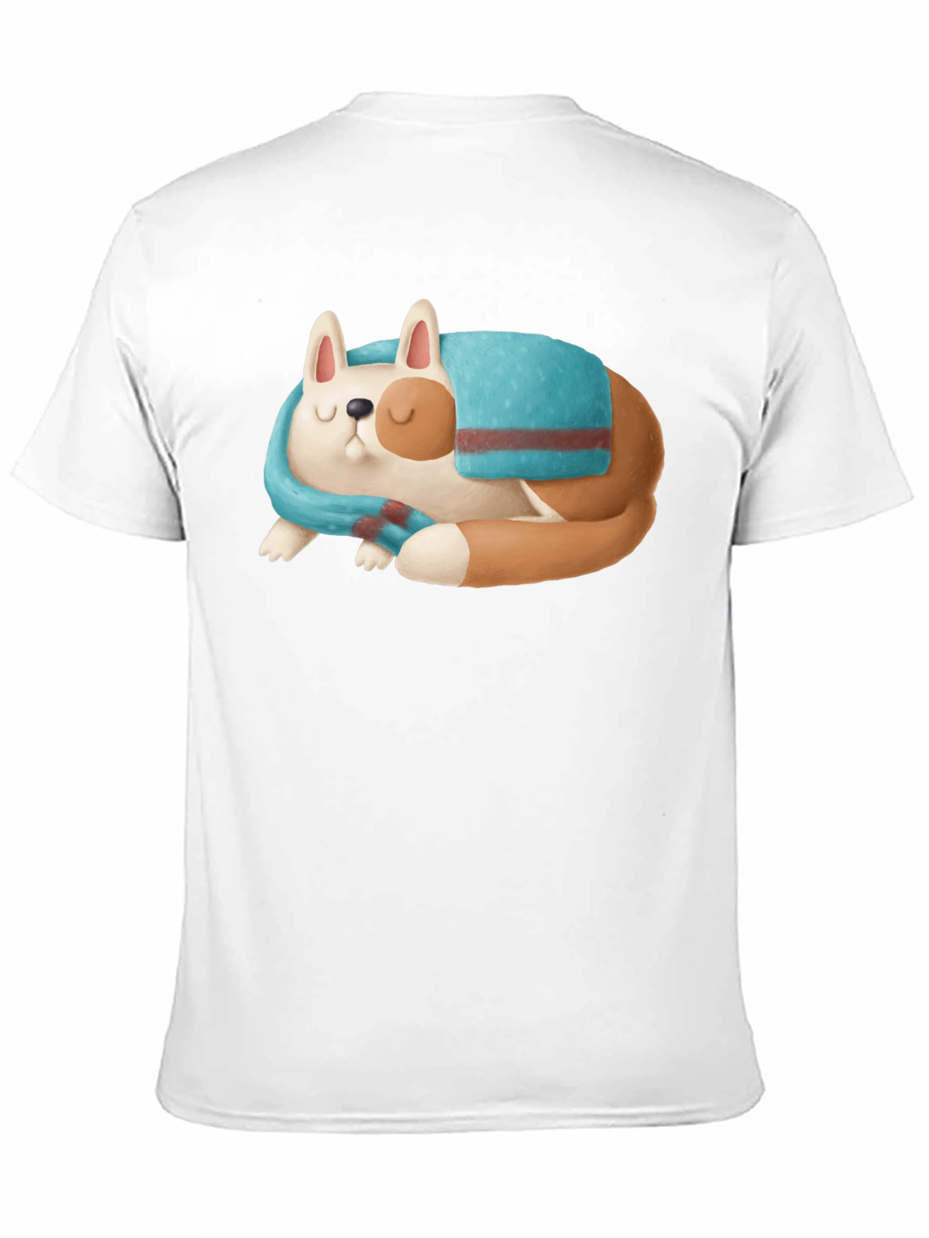 Cute Sleeping Dog Graphic T-Shirt