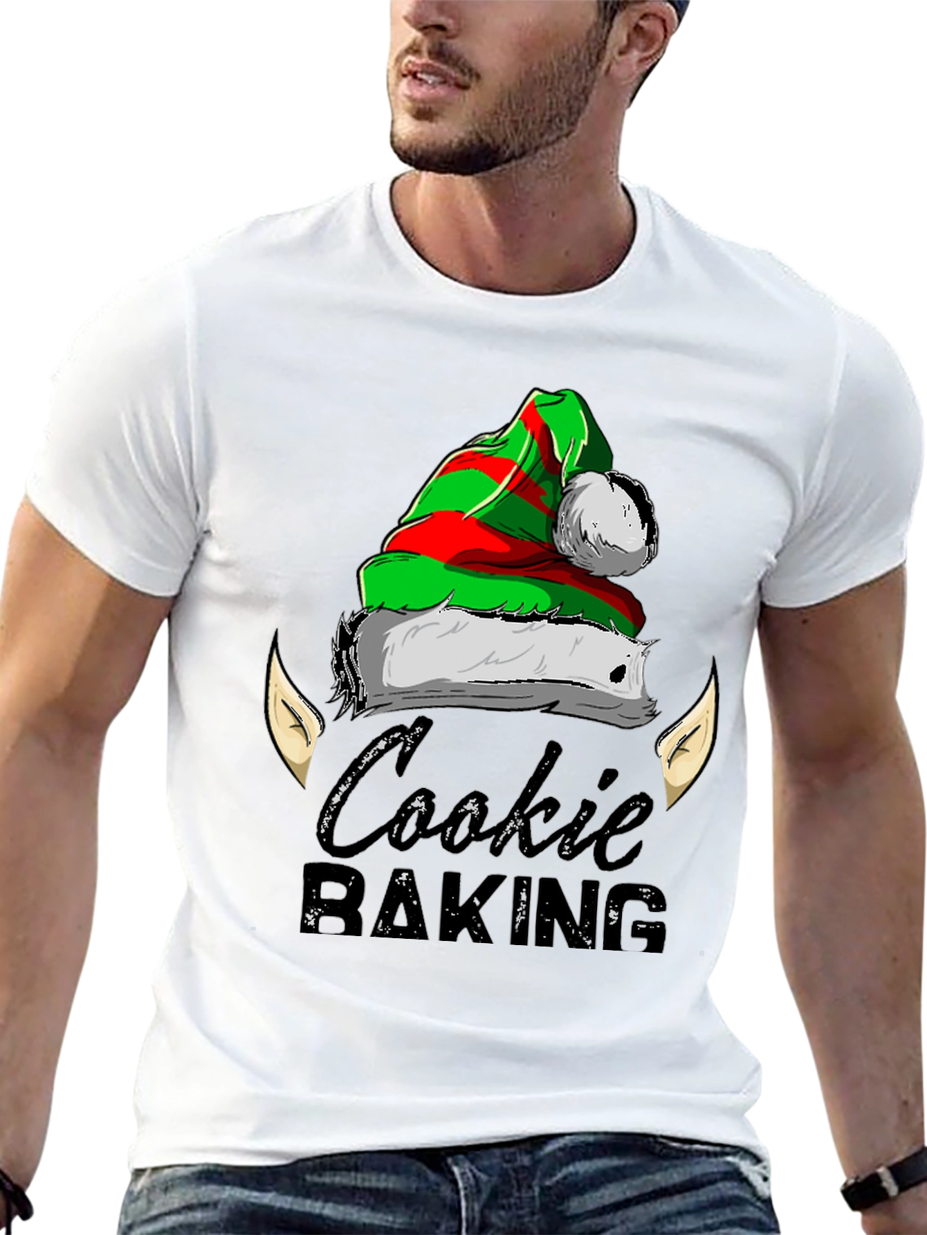 Cookie Baking Elf Hat T-Shirt