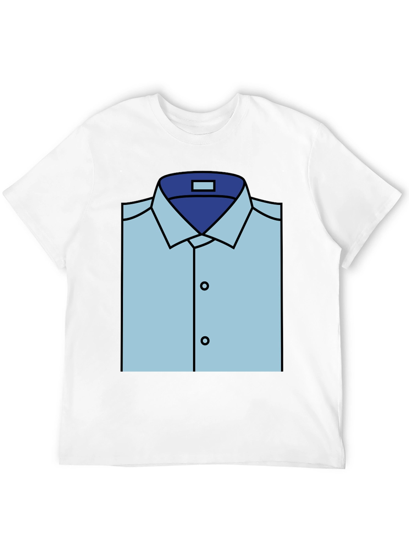 Novelty Dress Shirt Graphic Tee