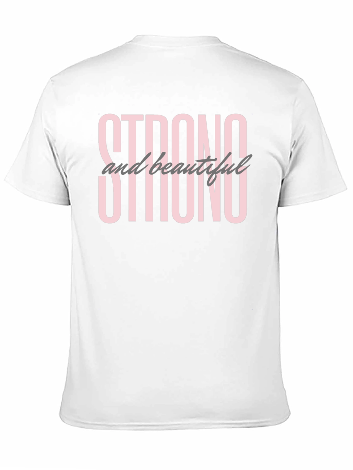 Strong & Beautiful Graphic Tee - Black