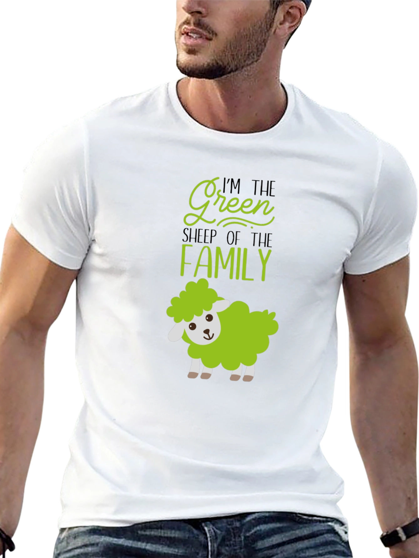 Green Sheep of the Family T-Shirt