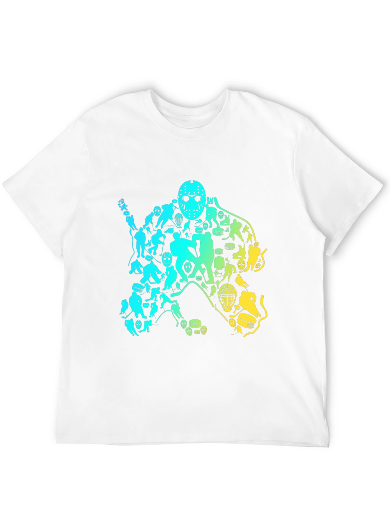 Hockey Fan Graphic Tee - Hockey Icon Print