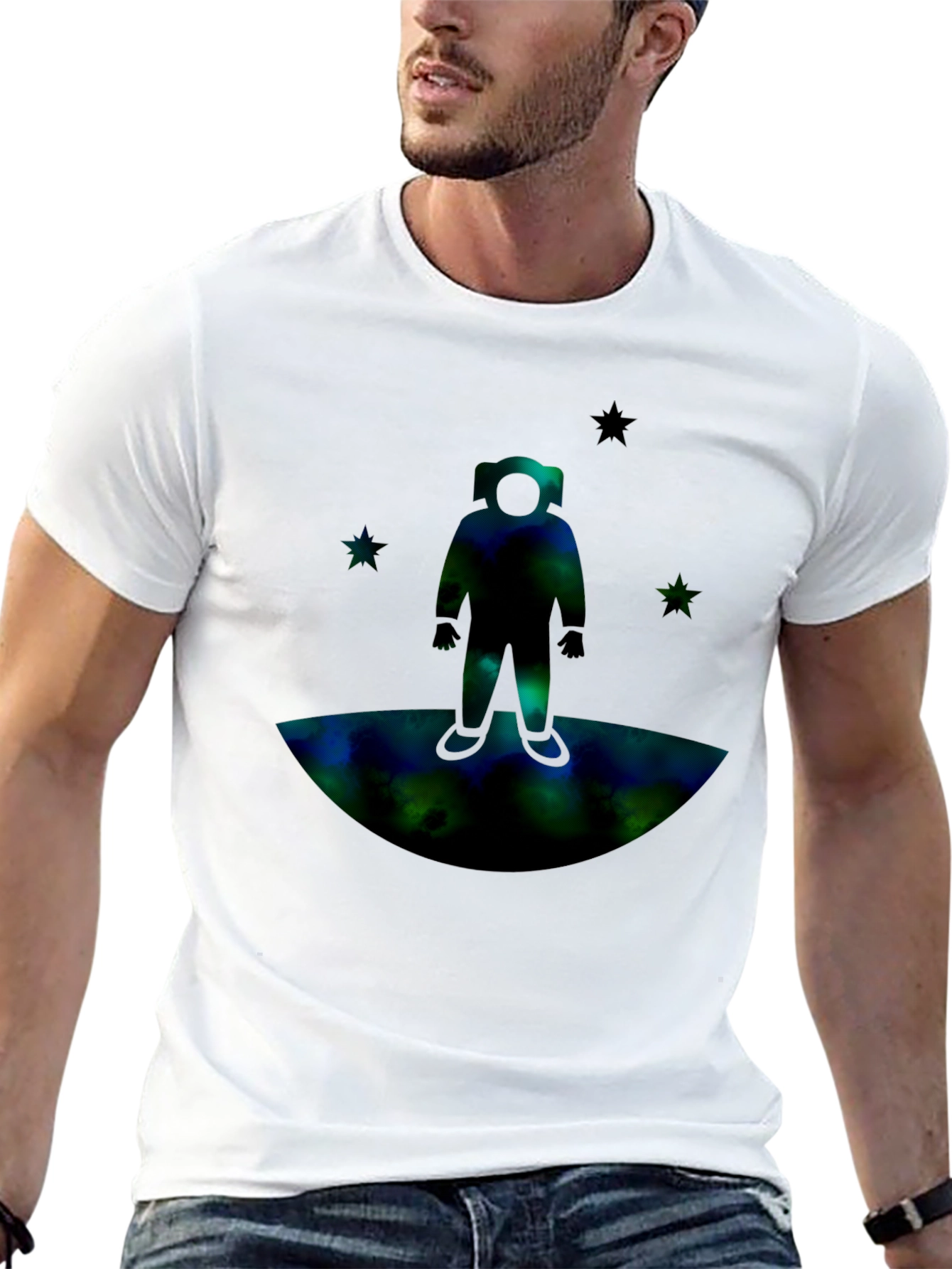 Astronaut Galaxy Graphic T-Shirt