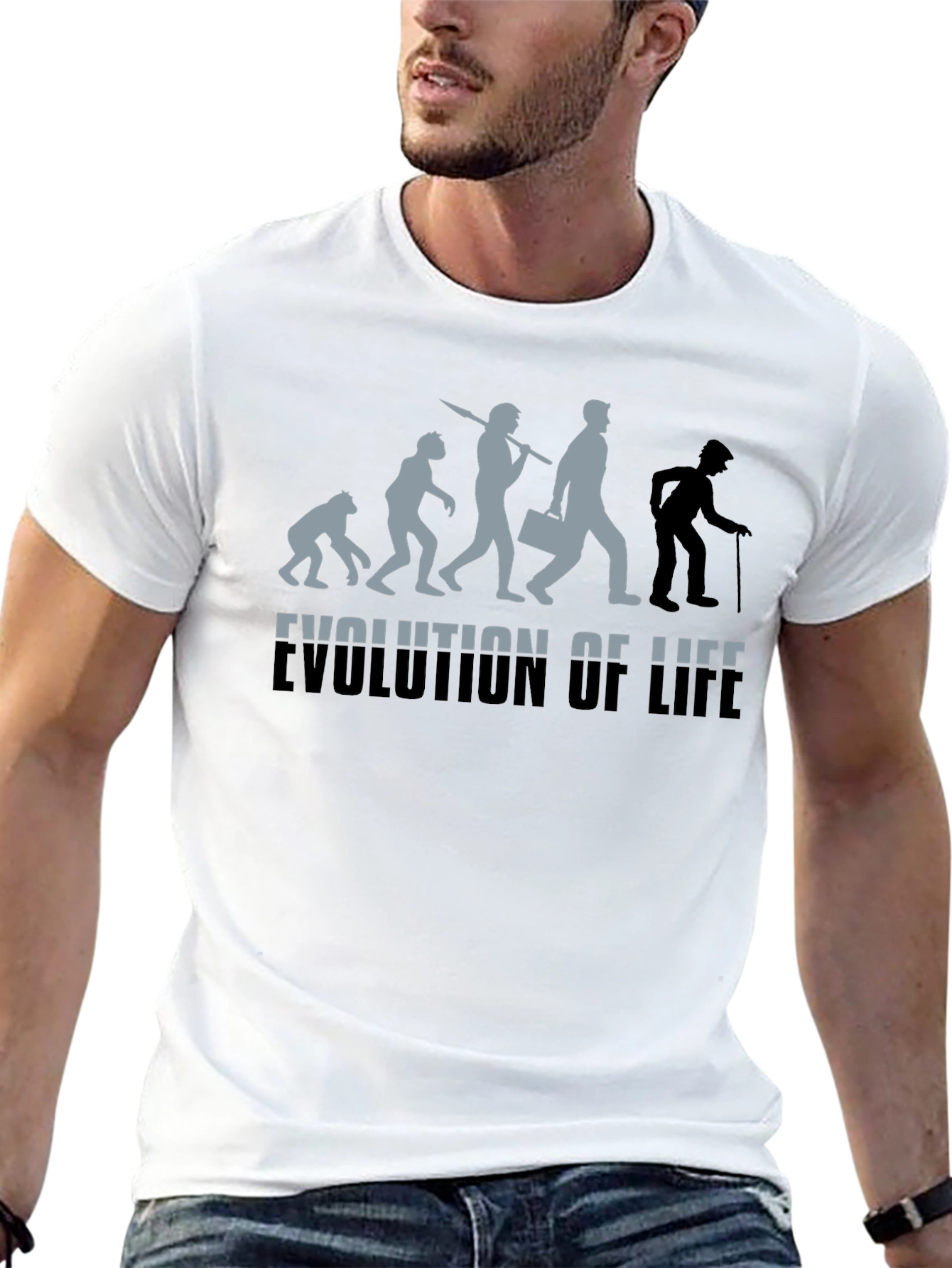 Evolution of Life Graphic T-Shirt
