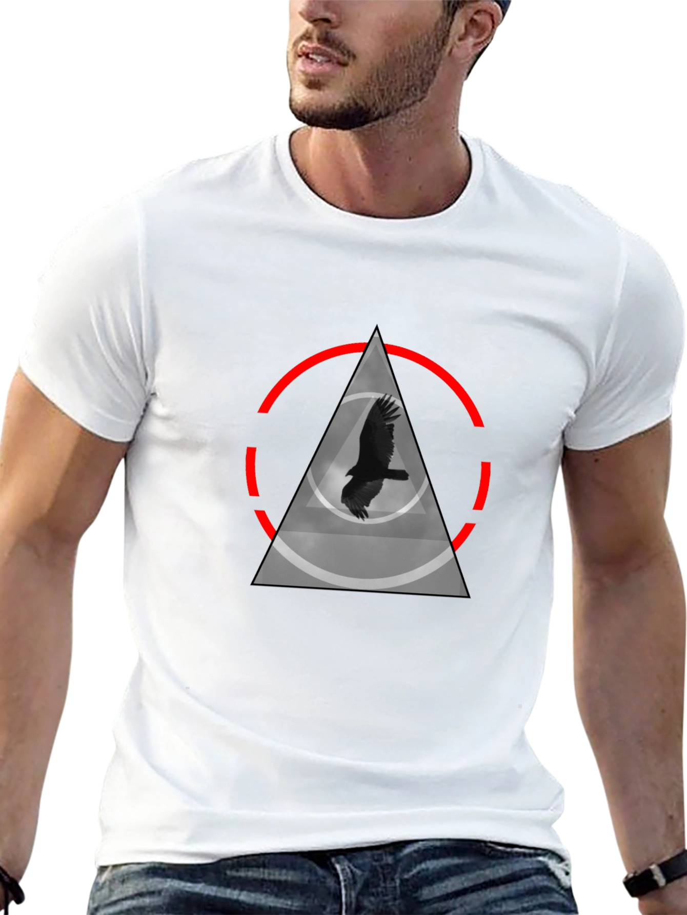 Raven Graphic Black T-Shirt