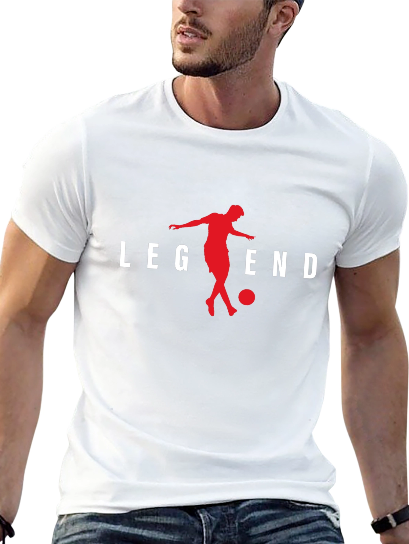 Legend Soccer Graphic T-Shirt - Black