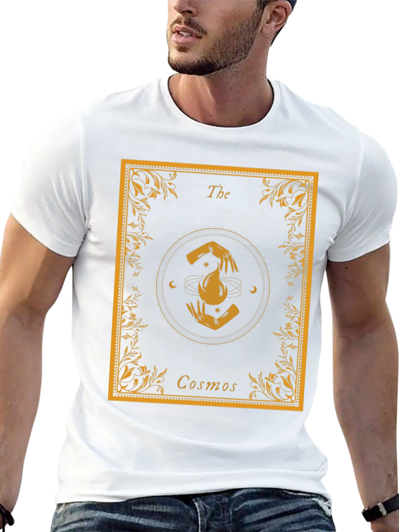 The Cosmos Graphic T-Shirt - Unisex Black Tee