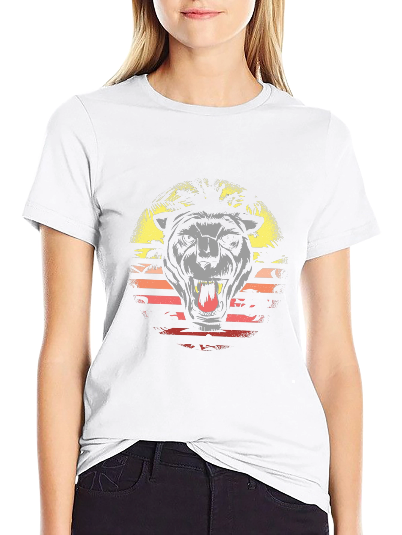 Tropical Panther Graphic Tee