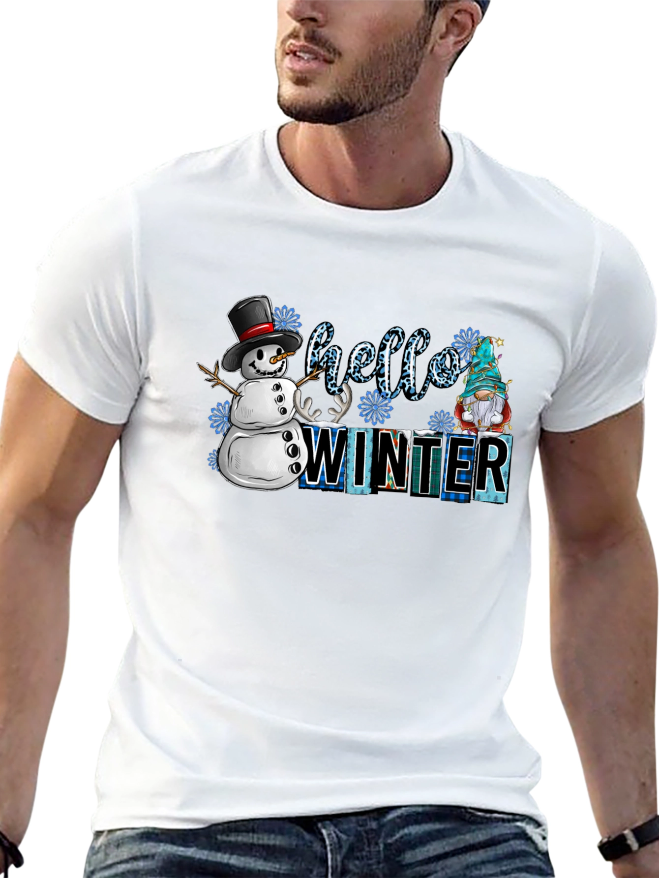 Hello Winter Graphic T-Shirt