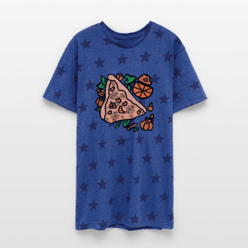 Retro Pizza with a Pumpkin Twist
