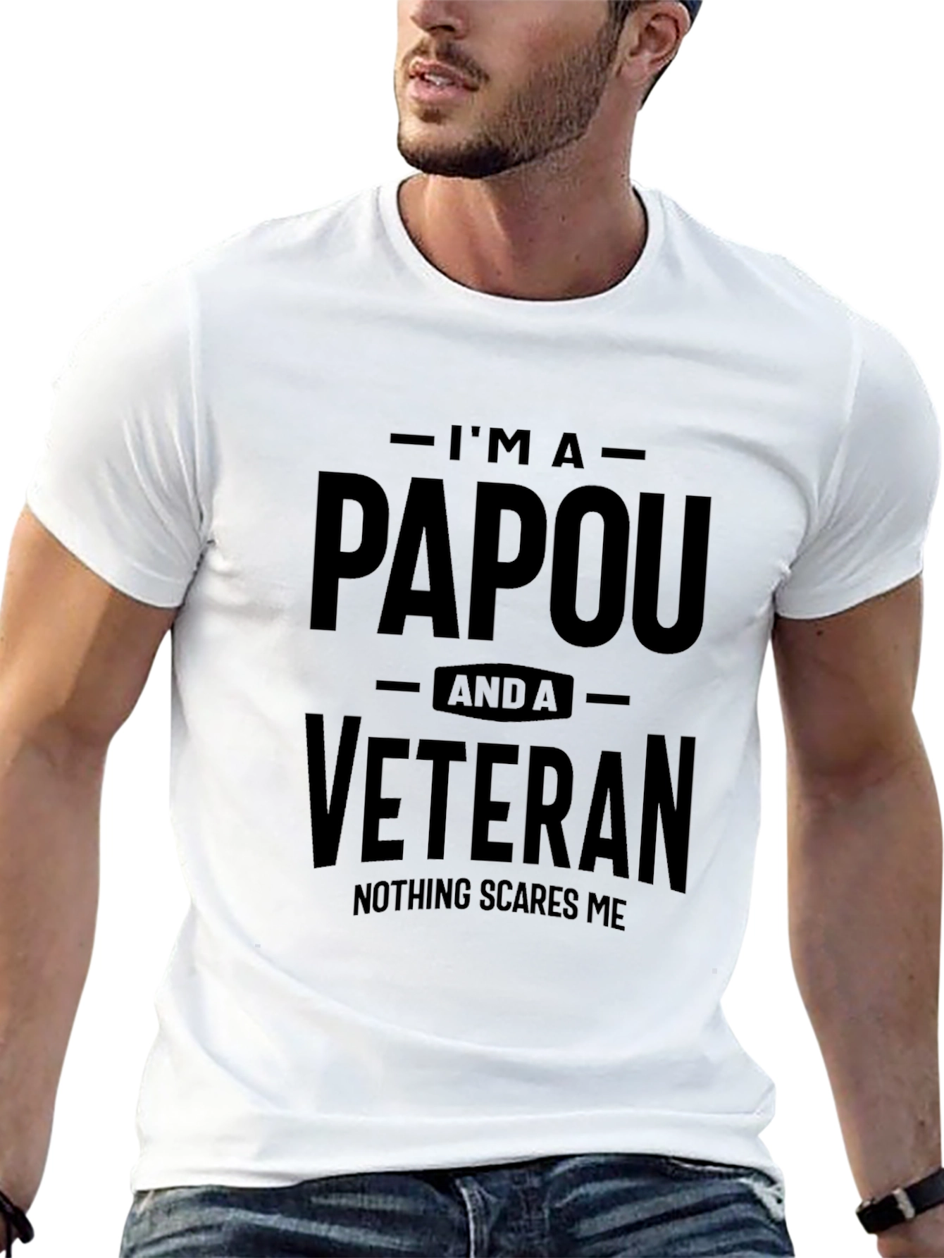 Im A Papou and a Veteran T-Shirt