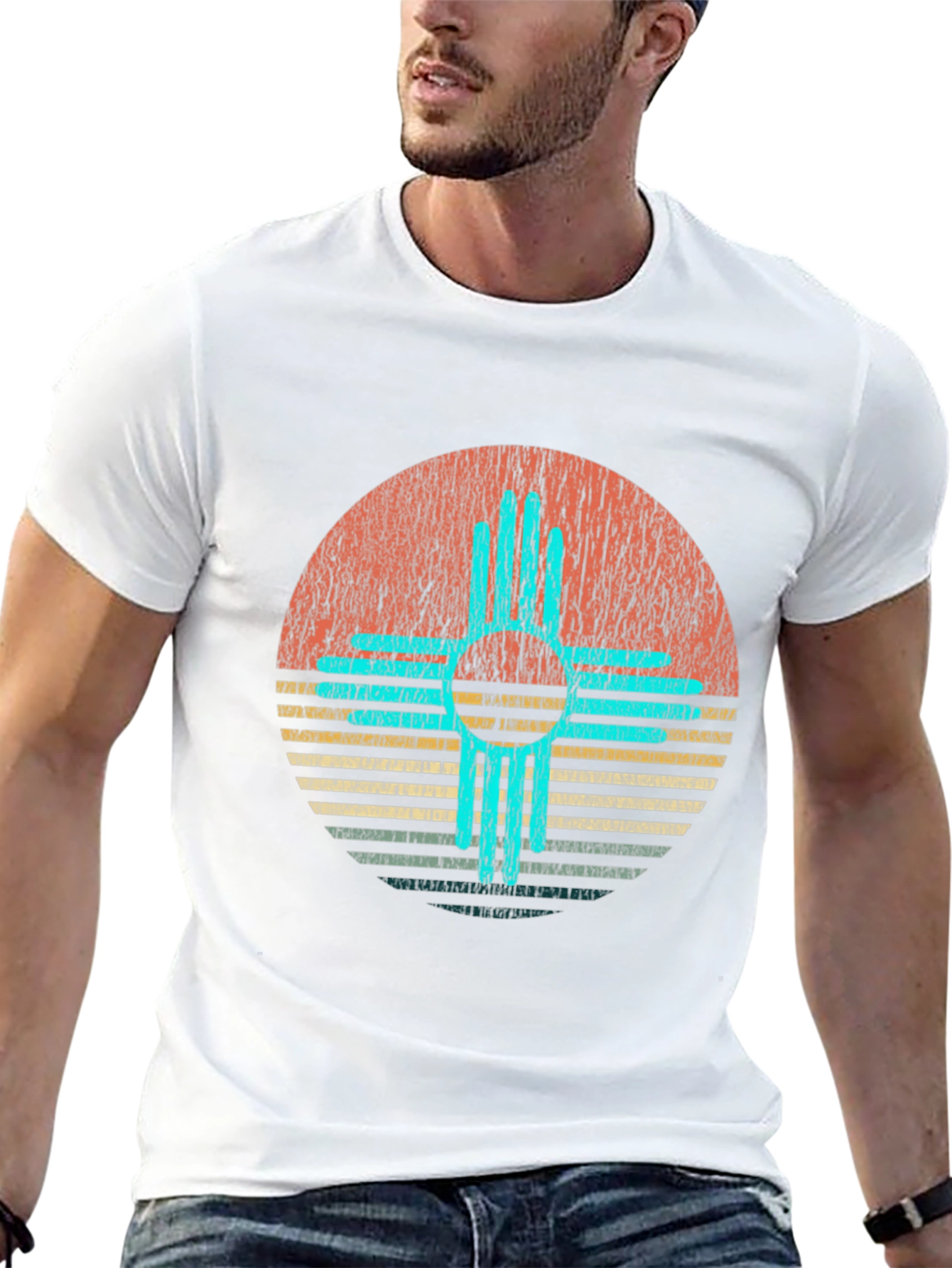Retro Zia Symbol Graphic Tee