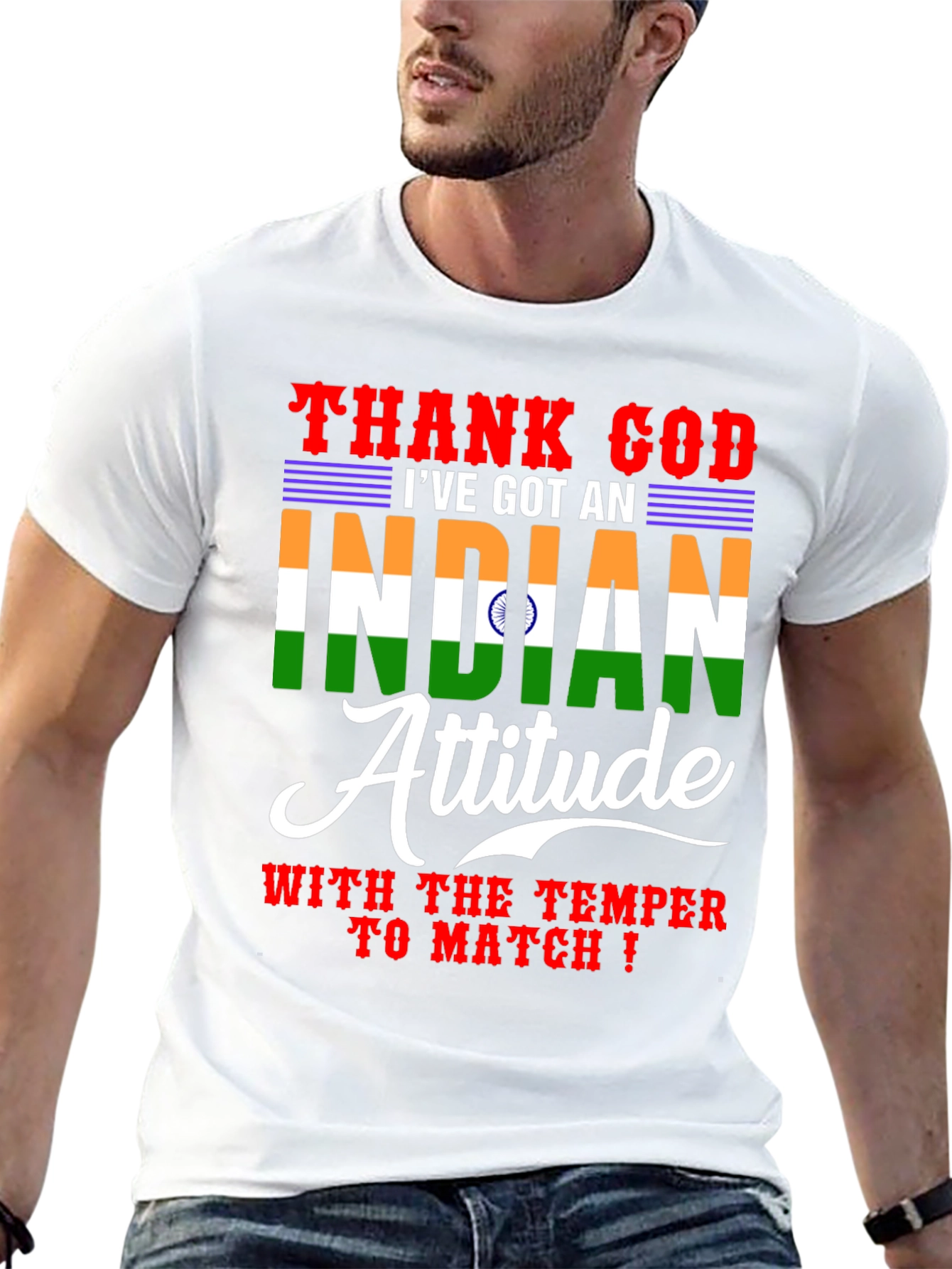 Thank God Ive Got An Indian Attitude T-Shirt