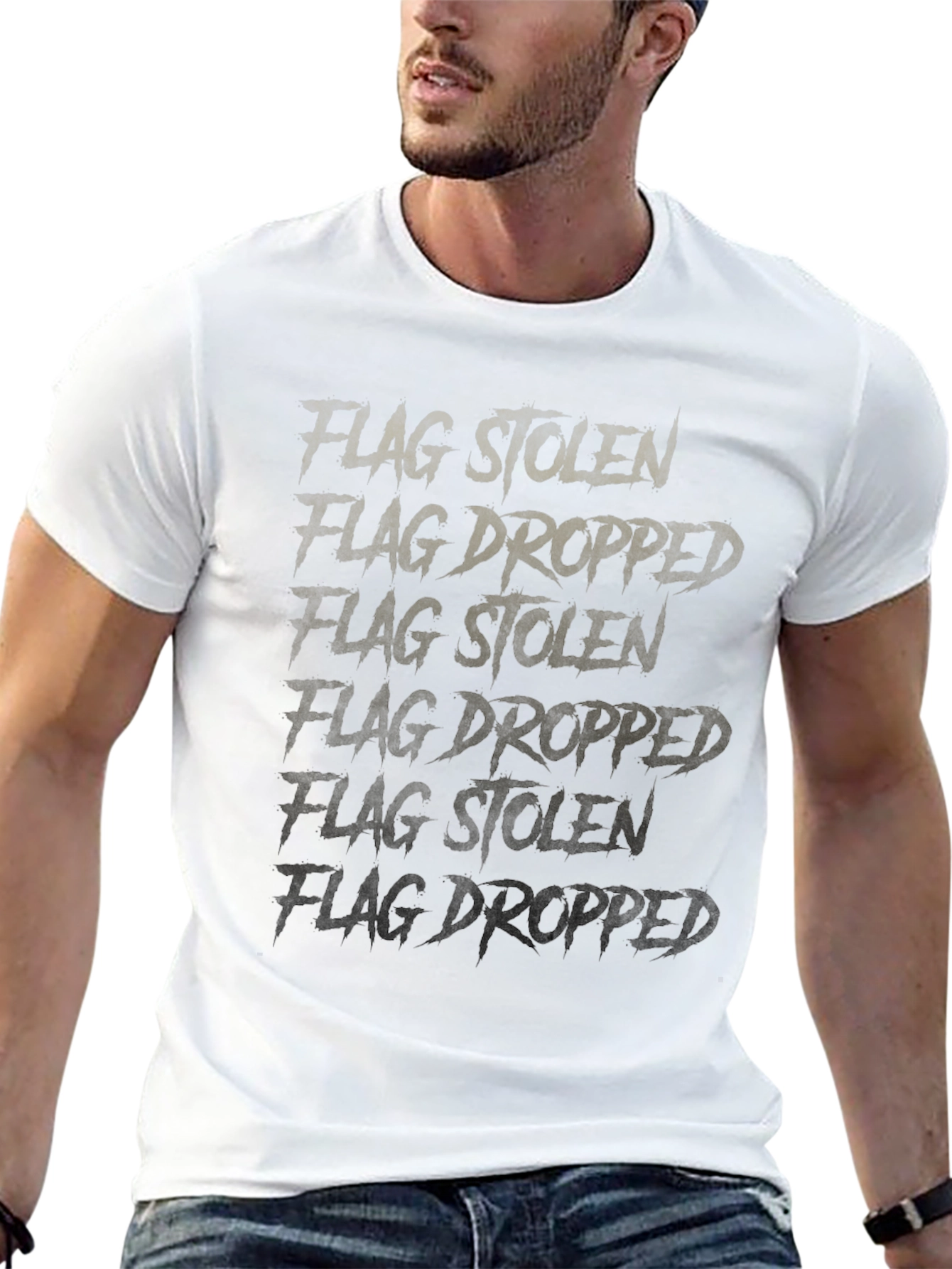 Flag Stolen Flag Dropped Graphic Tee