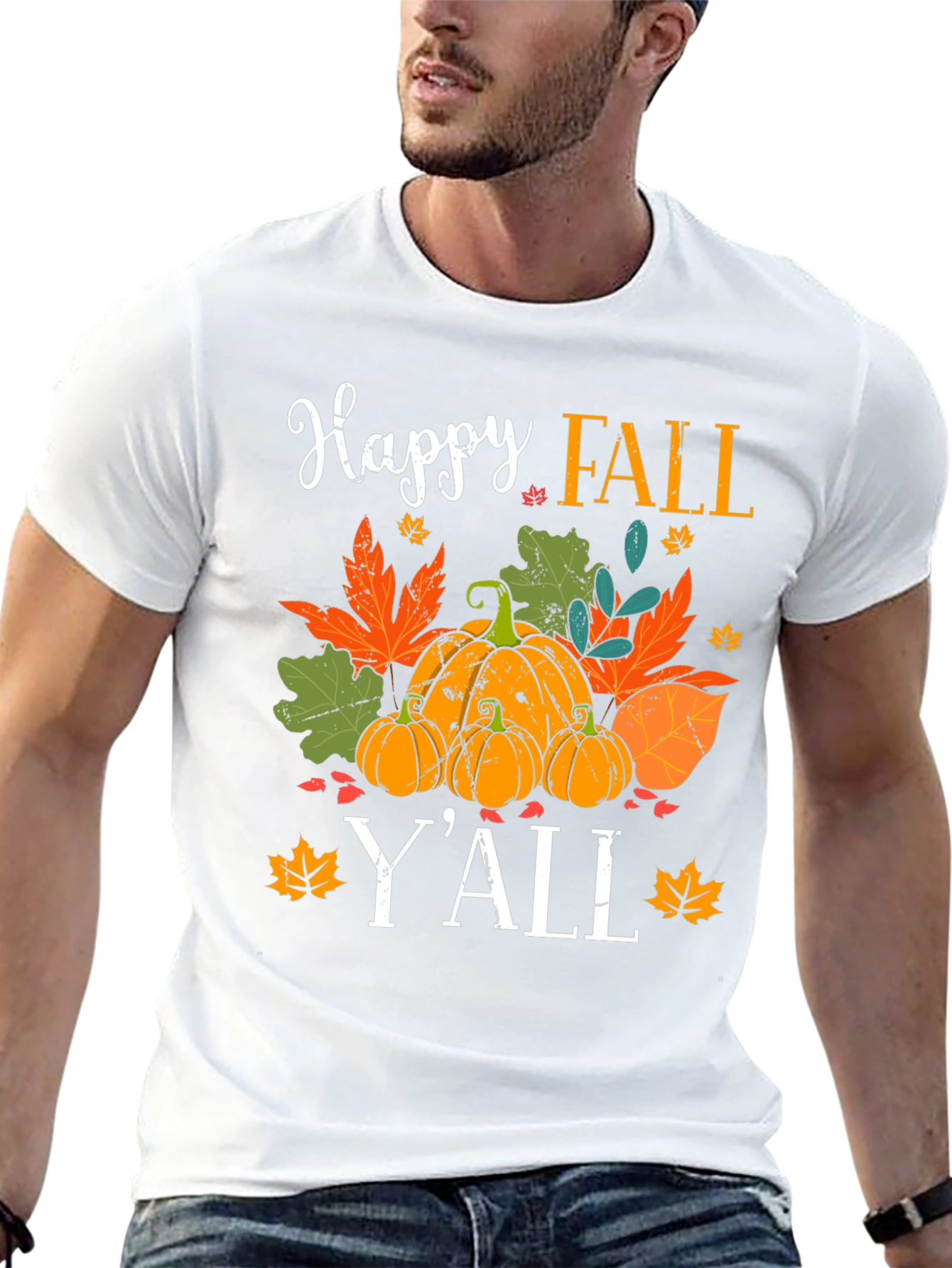 Happy Fall Yall Pumpkin Graphic Tee